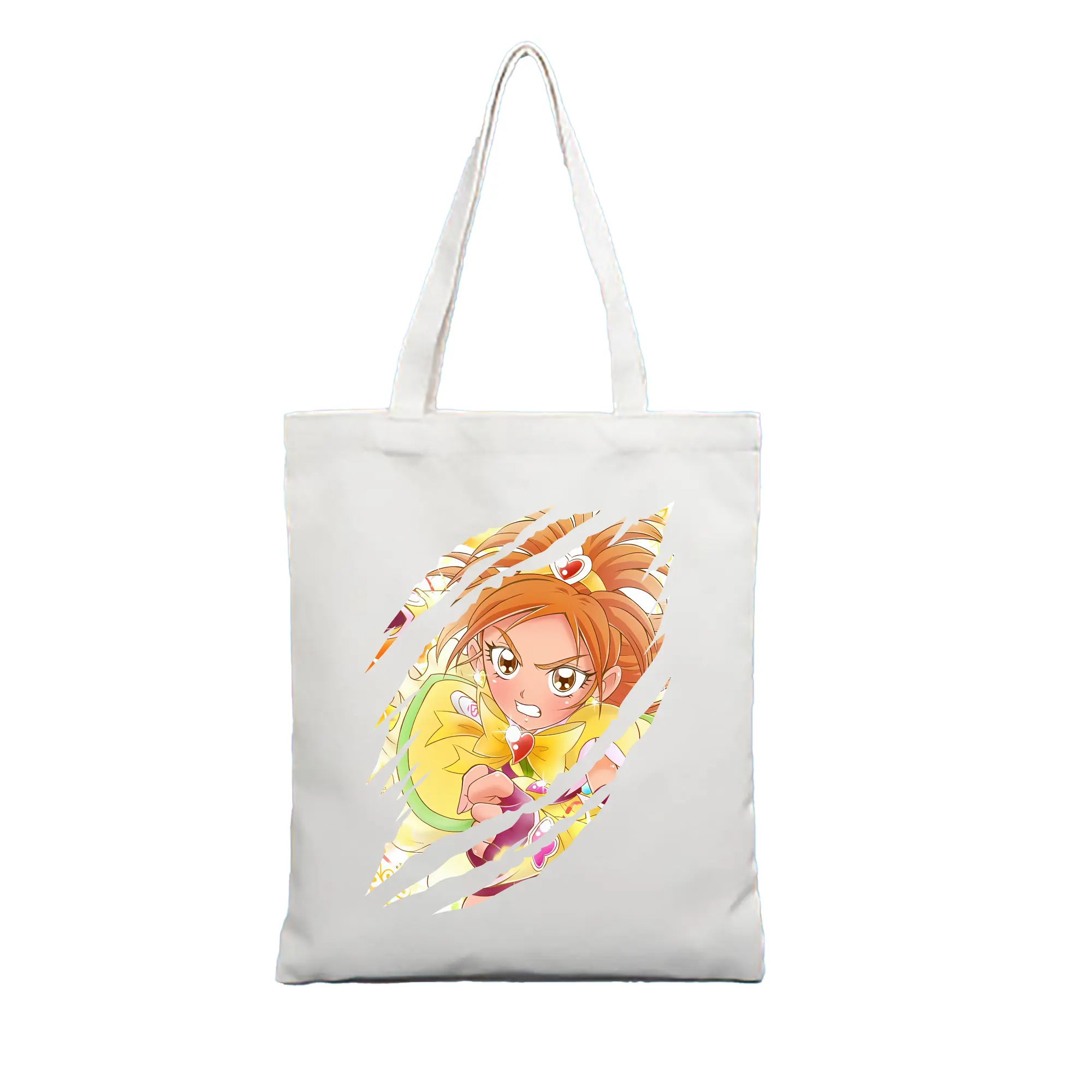 プリキュア グッズ,美墨なぎさ - 縦型キャンバス手提げバッグ（トートバッグ） ・ キャンバス素材 ・ ショッピング用 ・ 軽量 丈夫 お手入れ簡単