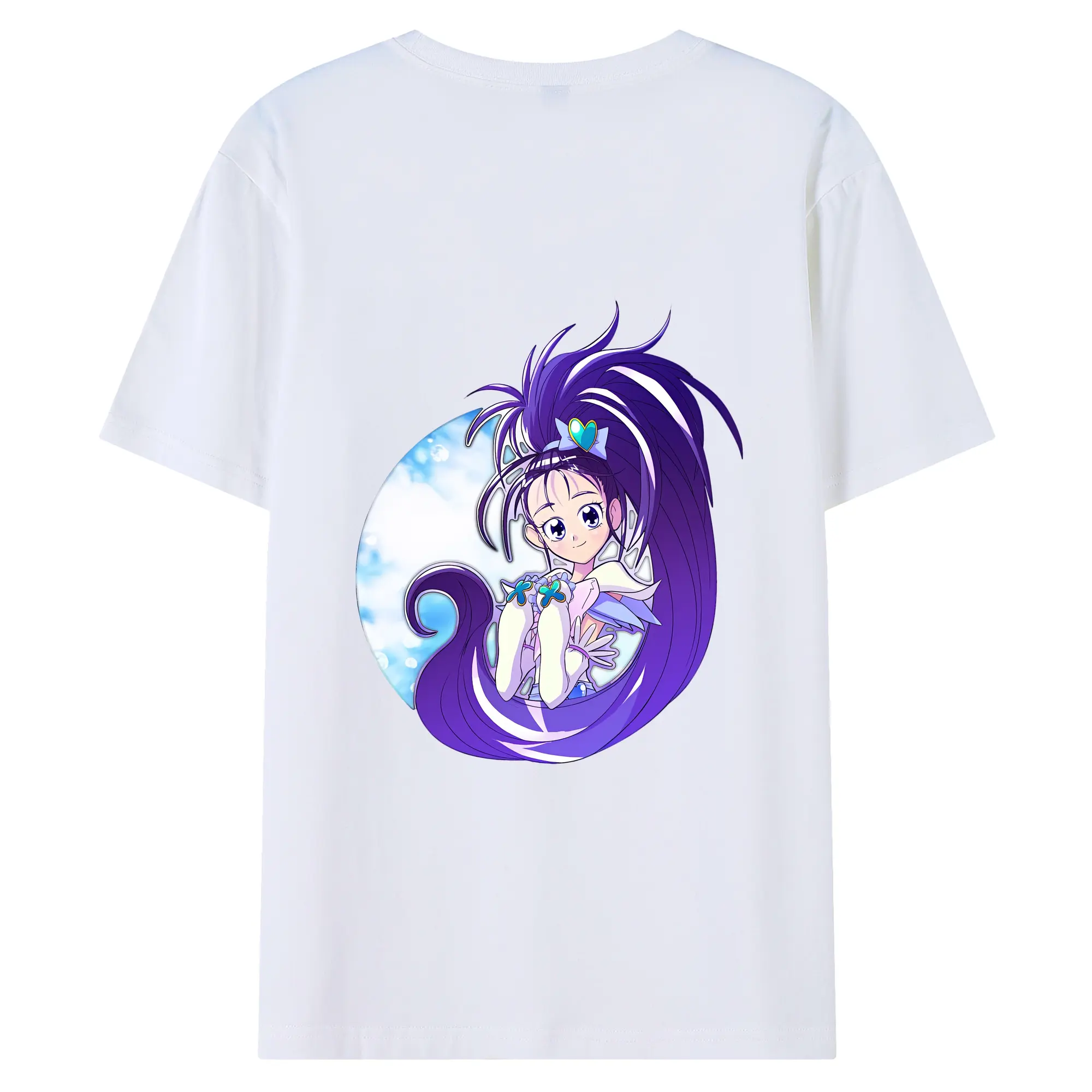 プリキュア グッズ,美翔舞 - 綿100％ 半袖Tシャツ ・ バックプリント ・ 快適 通気性 ・ 日常使い 散歩 スポーツ用