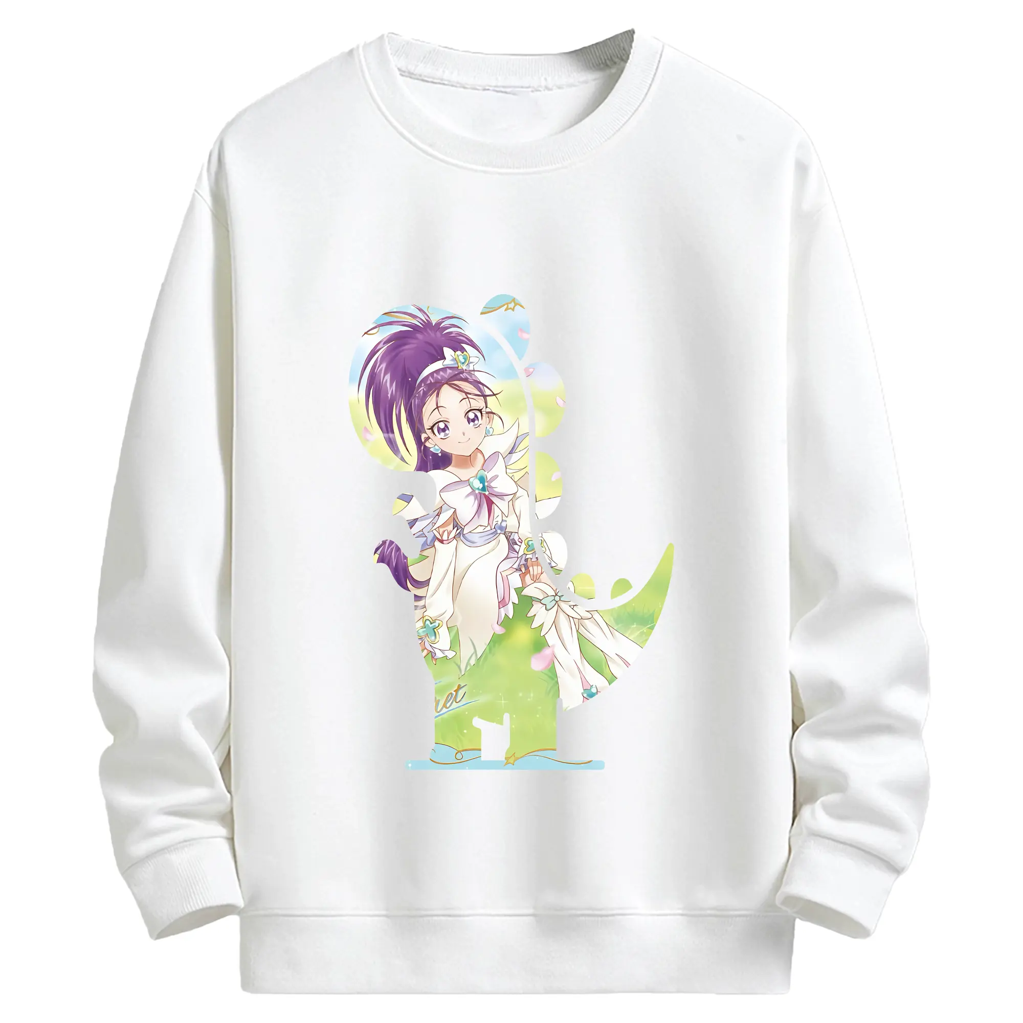 プリキュア グッズ,美翔舞 - キッズ クルーネックスウェットシャツ ・ フロントプリント ・ 綿80％ ポリエステル20％ ・ 快適 通学 スポーツ 日常使い お散歩用