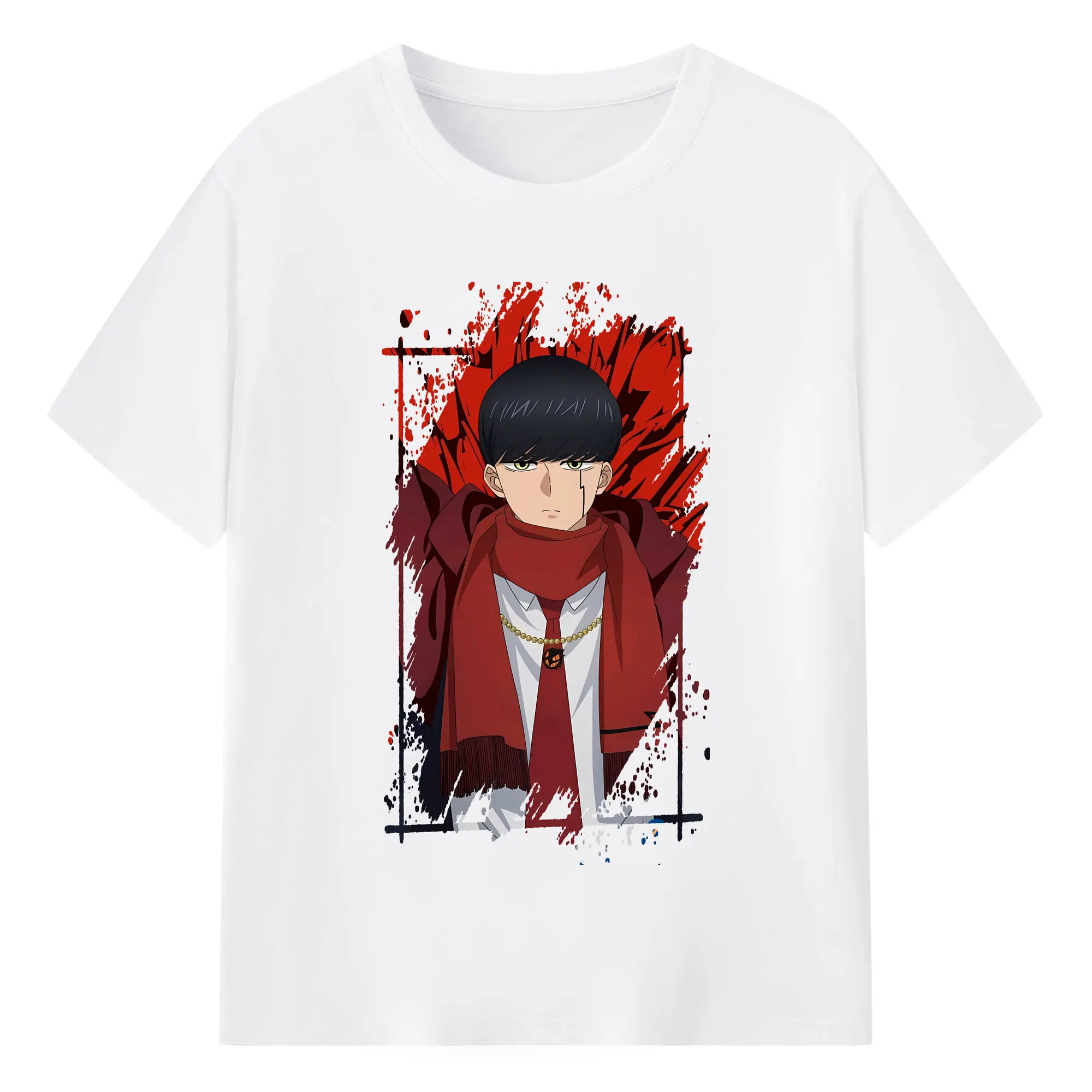 マッシュル グッズ,マッシュ・バーネデッド - 綿100％ 半袖Tシャツ ・ フロントプリント ・ 快適 通気性 ・ 日常使い 散歩 スポーツ用