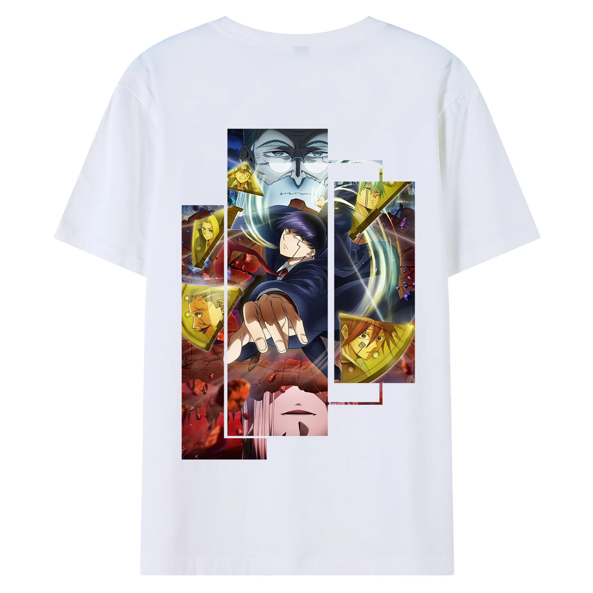 マッシュル グッズ,マッシュ・バーネデッド - 綿100％ 半袖Tシャツ ・ バックプリント ・ 快適 通気性 ・ 日常使い 散歩 スポーツ用