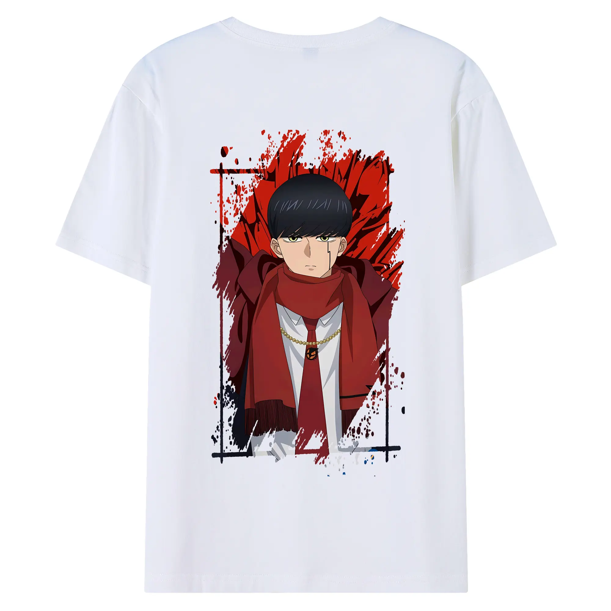 マッシュル グッズ,マッシュ・バーネデッド - 綿100％ 半袖Tシャツ ・ バックプリント ・ 快適 通気性 ・ 日常使い 散歩 スポーツ用