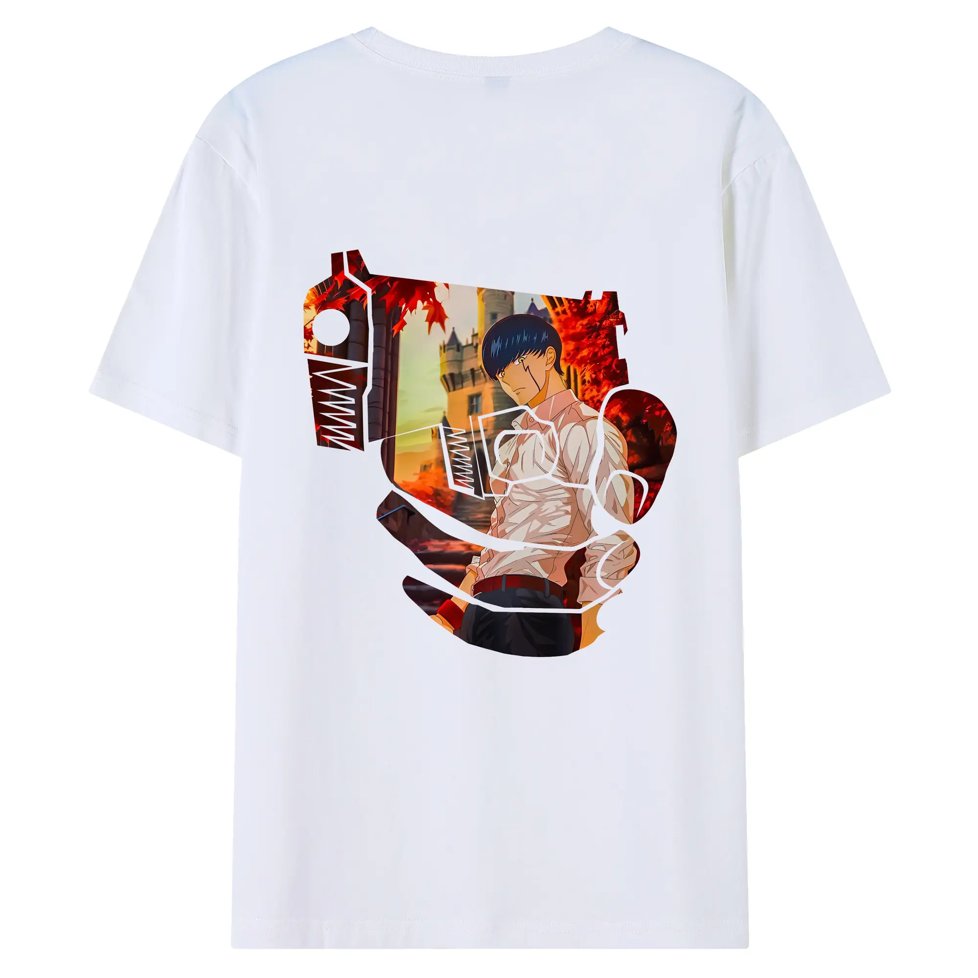 マッシュル グッズ,マッシュ・バーネデッド - 綿100％ 半袖Tシャツ ・ バックプリント ・ 快適 通気性 ・ 日常使い 散歩 スポーツ用