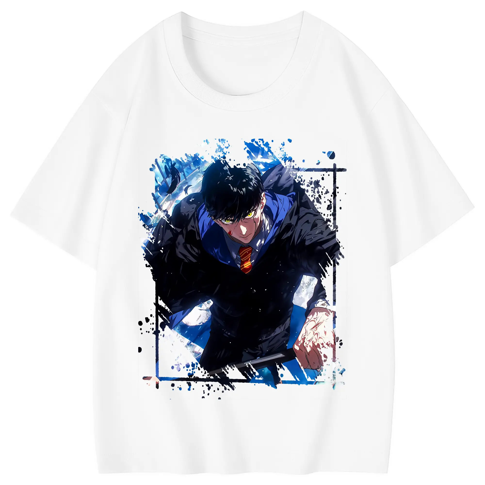 マッシュル グッズ,マッシュ・バーネデッド - 綿100％ キッズTシャツ ・ フロントプリント ・ 快適 通気性 ・ スポーツ カジュアル 散歩用