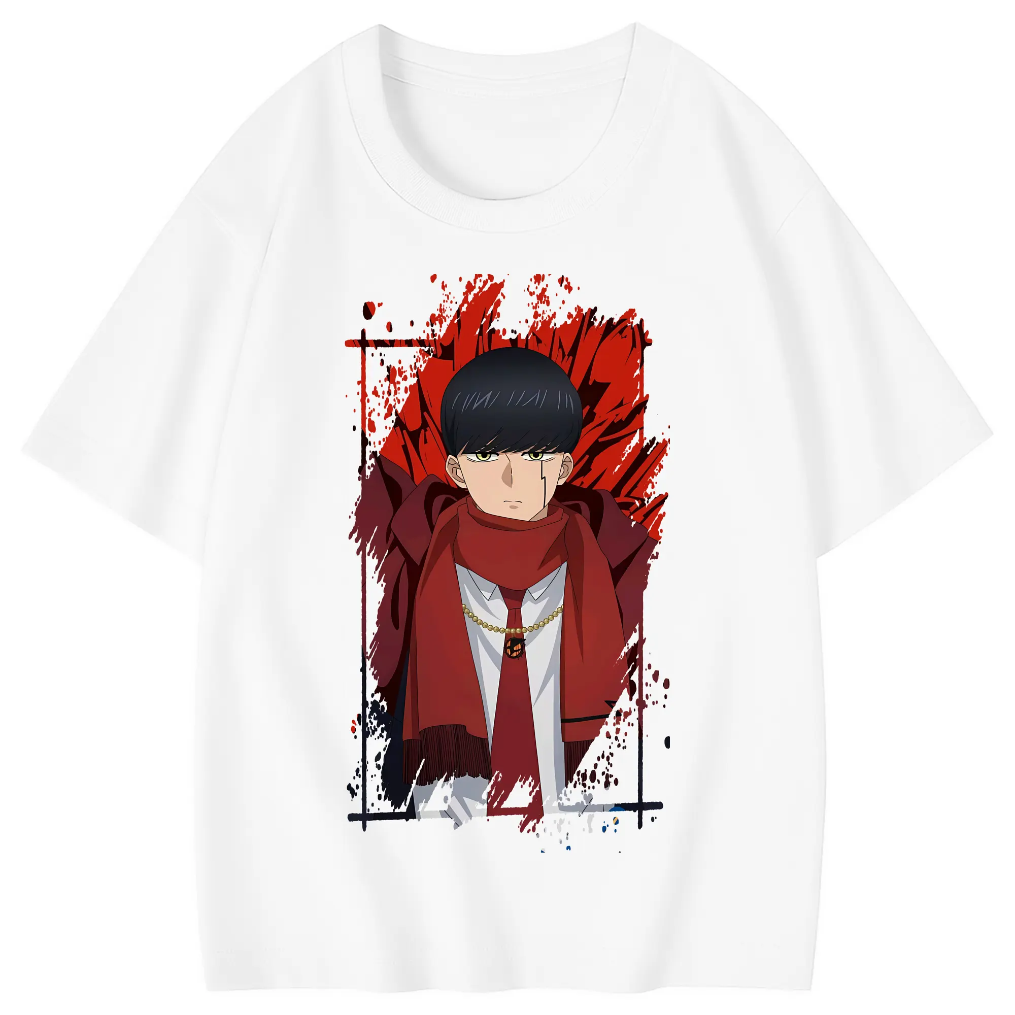 マッシュル グッズ,マッシュ・バーネデッド - 綿100％ キッズTシャツ ・ フロントプリント ・ 快適 通気性 ・ スポーツ カジュアル 散歩用