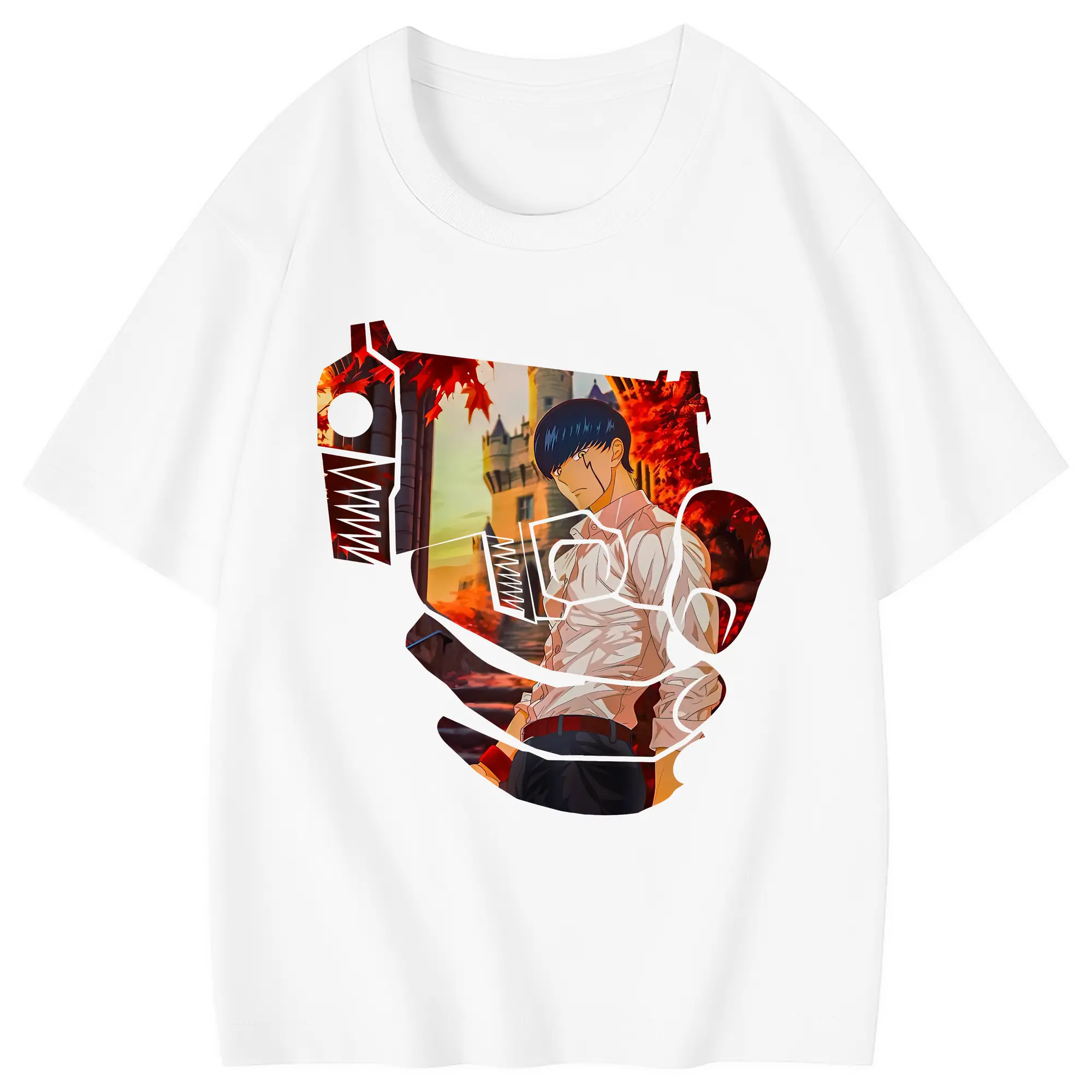 マッシュル グッズ,マッシュ・バーネデッド - 綿100％ キッズTシャツ ・ フロントプリント ・ 快適 通気性 ・ スポーツ カジュアル 散歩用