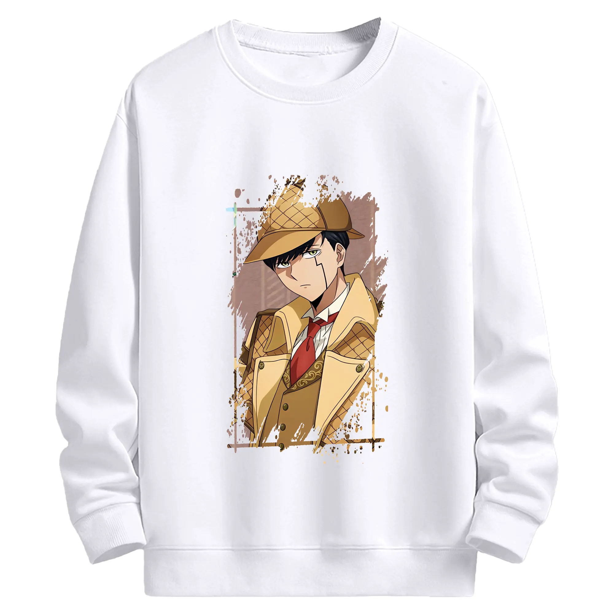 マッシュル グッズ,マッシュ・バーネデッド - 高品質 クルーネック スウェット ・ コットン59％ ポリエステル41％ ・ ユニセックス 長袖 トレーナー ・ カジュアル デイリー スポーツ 散歩用