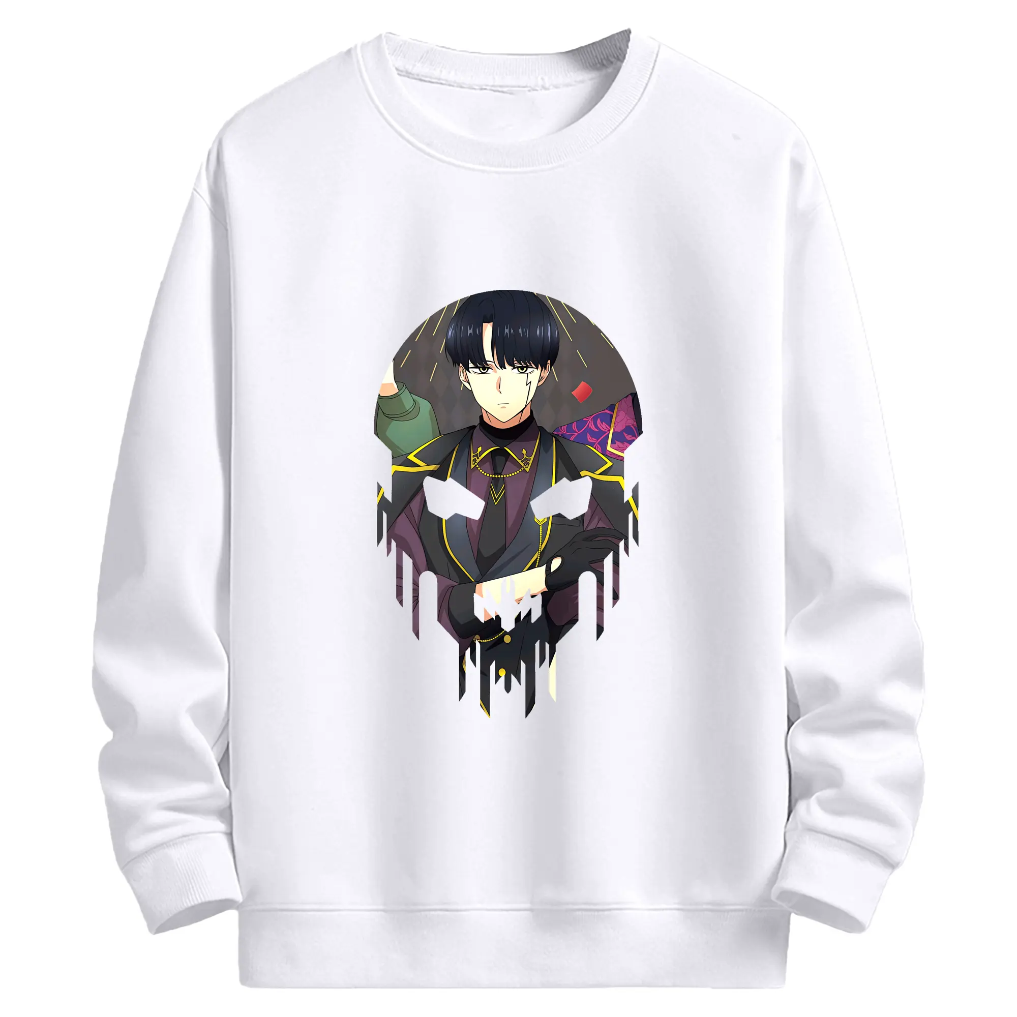 マッシュル グッズ,マッシュ・バーネデッド - 高品質 クルーネック スウェット ・ コットン59％ ポリエステル41％ ・ ユニセックス 長袖 トレーナー ・ カジュアル デイリー スポーツ 散歩用