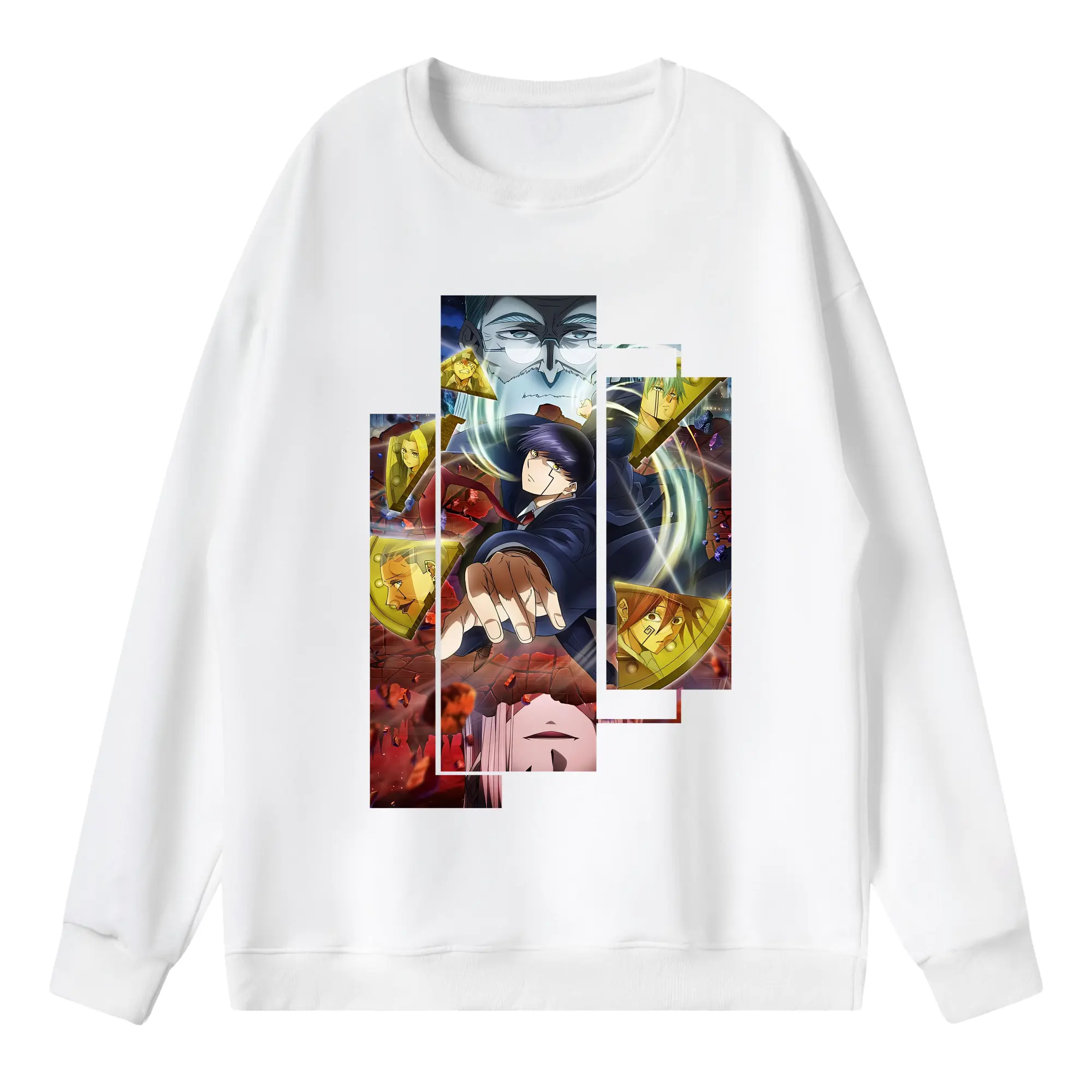 マッシュル グッズ,マッシュ・バーネデッド - 薄手 クルーネック スウェット 裏毛260g · ポリエステル 春秋向け カジュアル 男女兼用 · トレーナー デイリー スポーツ 散歩に最適