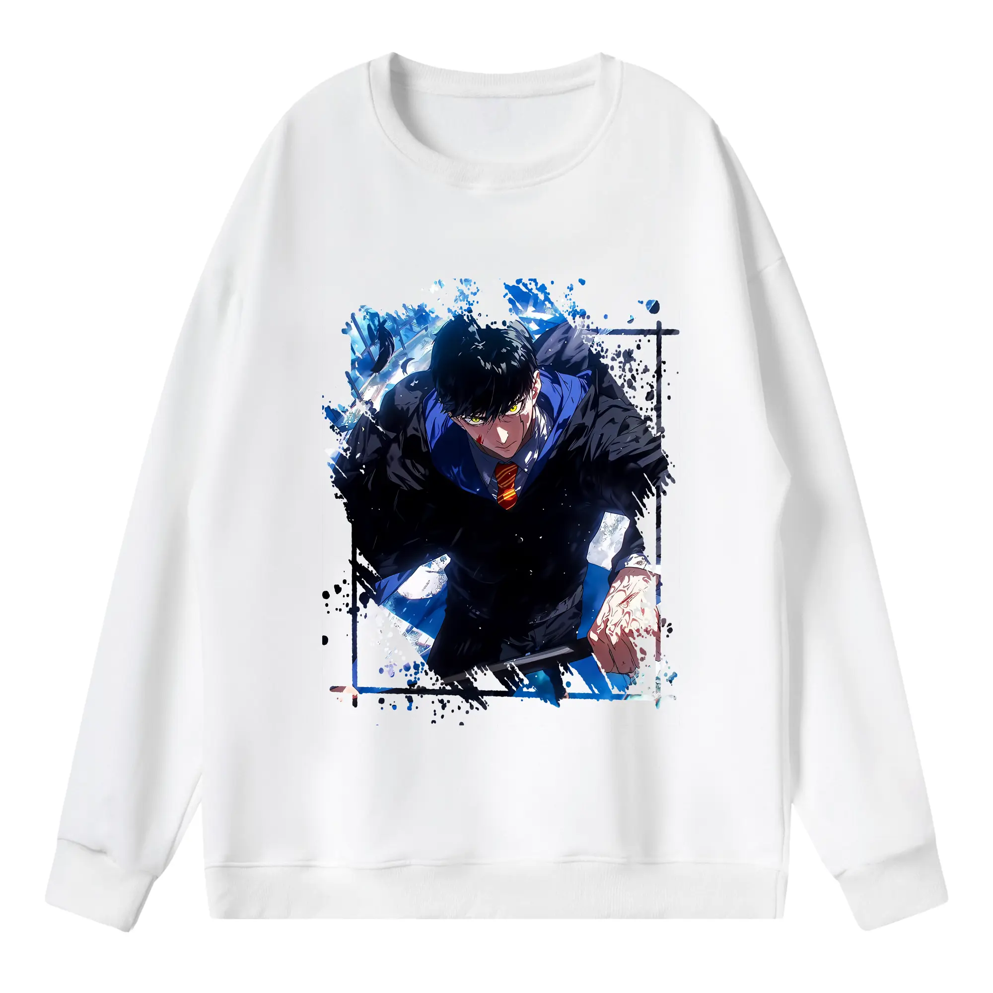 マッシュル グッズ,マッシュ・バーネデッド - 薄手 クルーネック スウェット 裏毛260g · ポリエステル 春秋向け カジュアル 男女兼用 · トレーナー デイリー スポーツ 散歩に最適