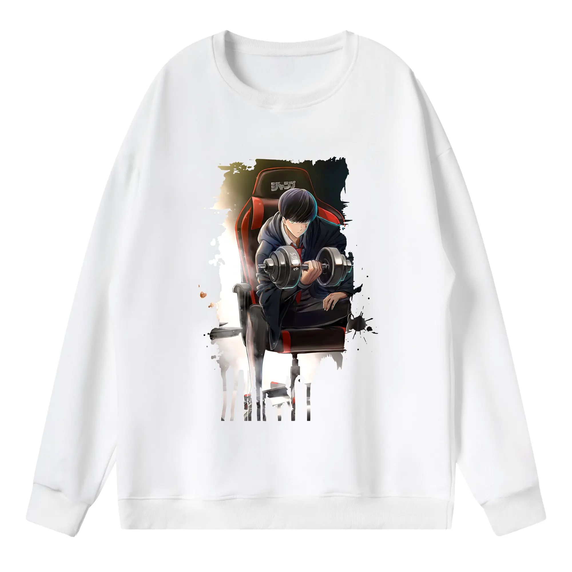 マッシュル グッズ,マッシュ・バーネデッド - 薄手 クルーネック スウェット 裏毛260g · ポリエステル 春秋向け カジュアル 男女兼用 · トレーナー デイリー スポーツ 散歩に最適