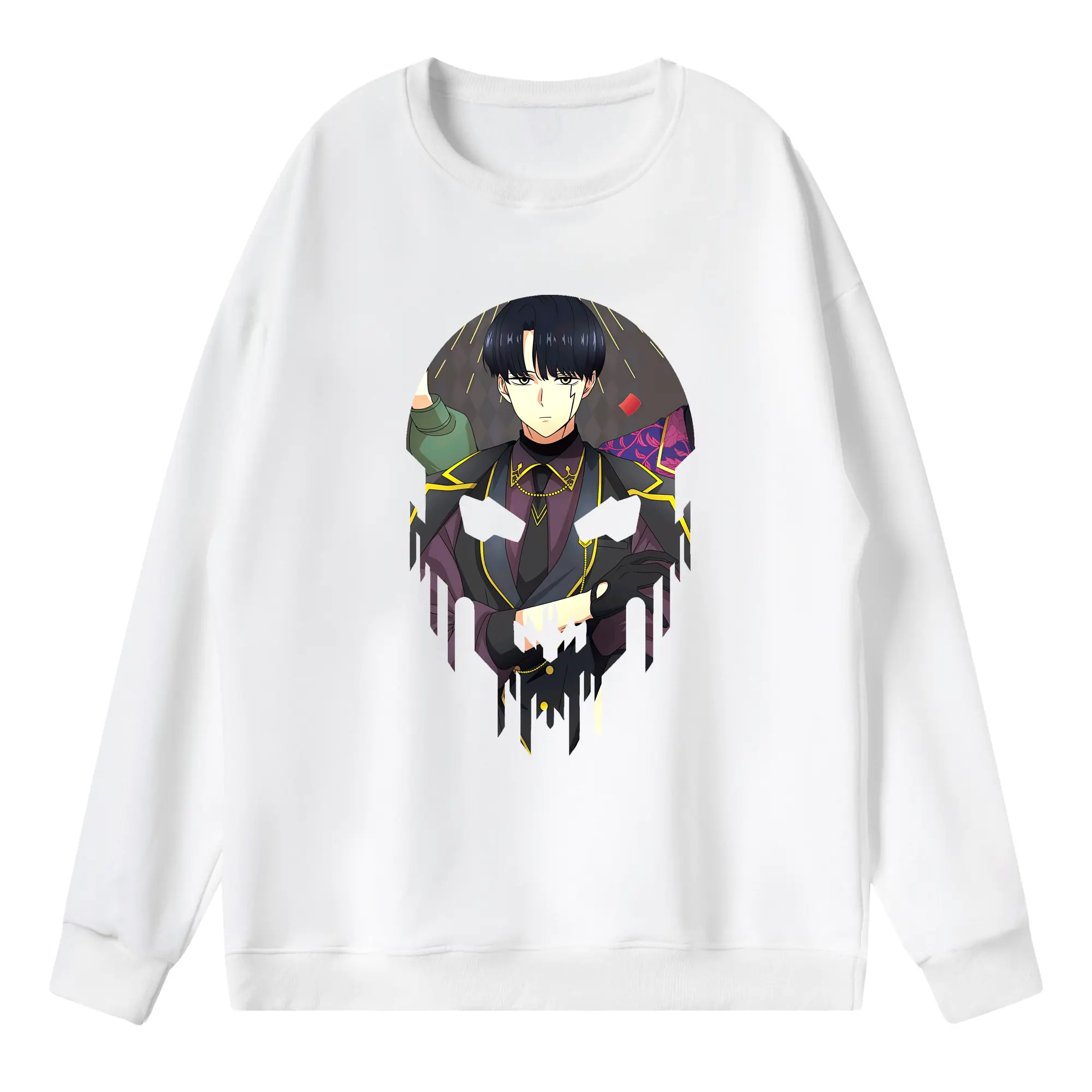 マッシュル グッズ,マッシュ・バーネデッド - 薄手 クルーネック スウェット 裏毛260g · ポリエステル 春秋向け カジュアル 男女兼用 · トレーナー デイリー スポーツ 散歩に最適