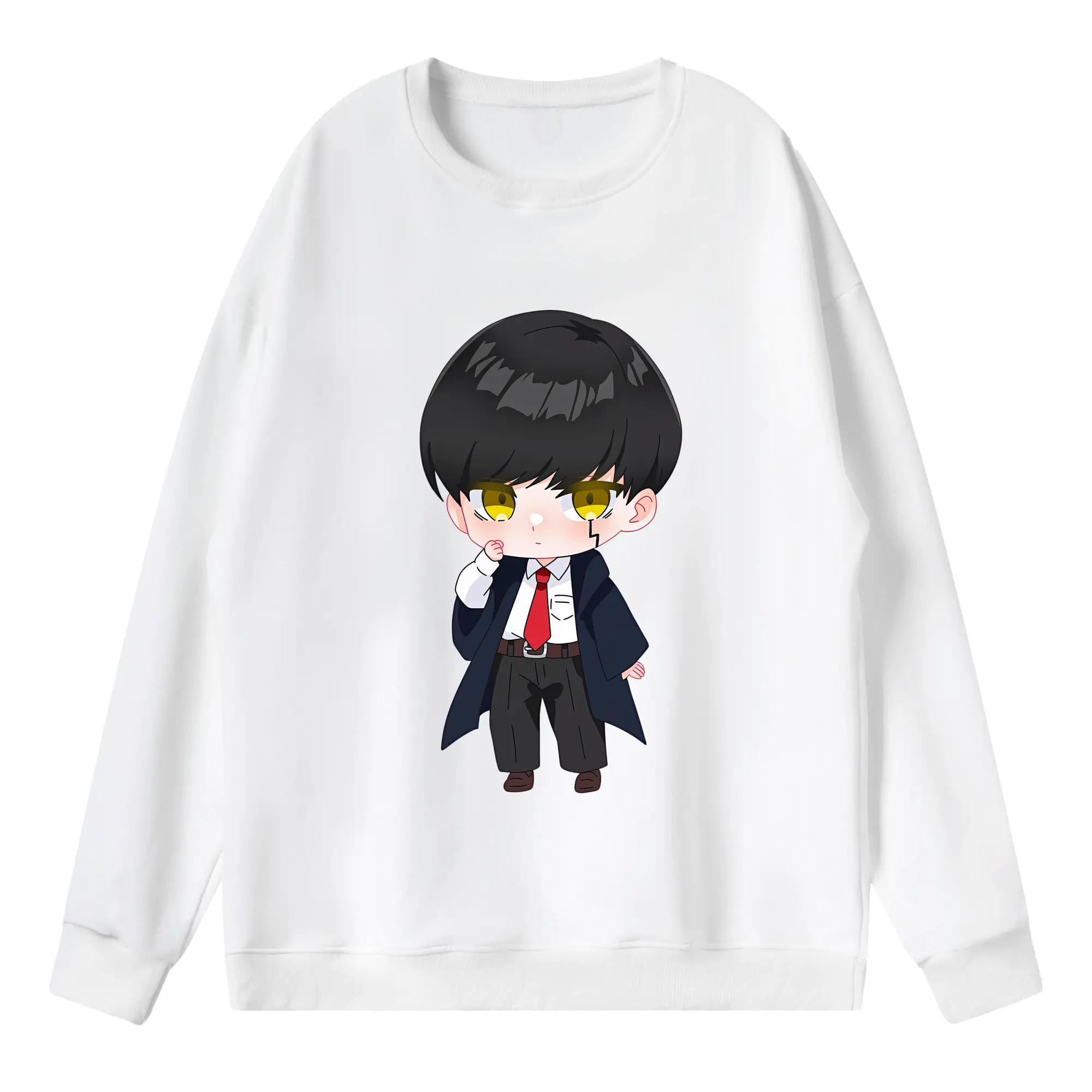 マッシュル グッズ,マッシュ・バーネデッド - 薄手 クルーネック スウェット 裏毛260g · ポリエステル 春秋向け カジュアル 男女兼用 · トレーナー デイリー スポーツ 散歩に最適