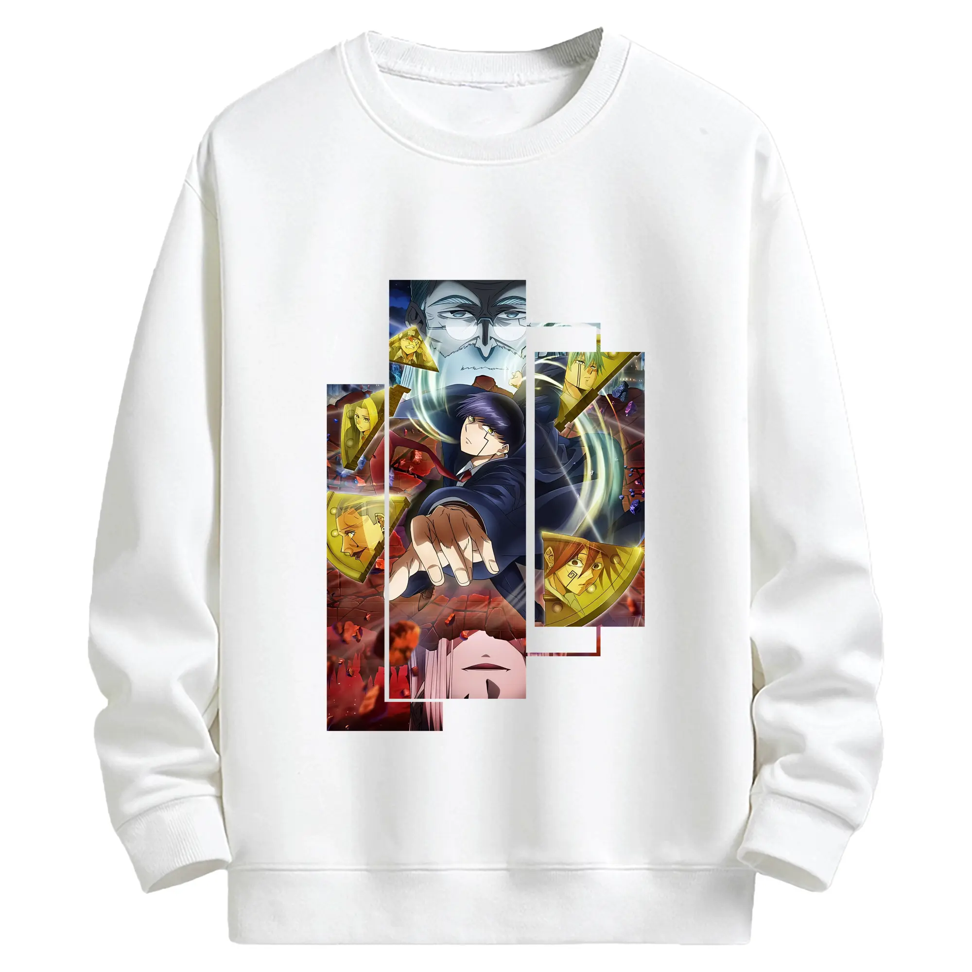 マッシュル グッズ,マッシュ・バーネデッド - キッズ クルーネックスウェットシャツ ・ フロントプリント ・ 綿80％ ポリエステル20％ ・ 快適 通学 スポーツ 日常使い お散歩用