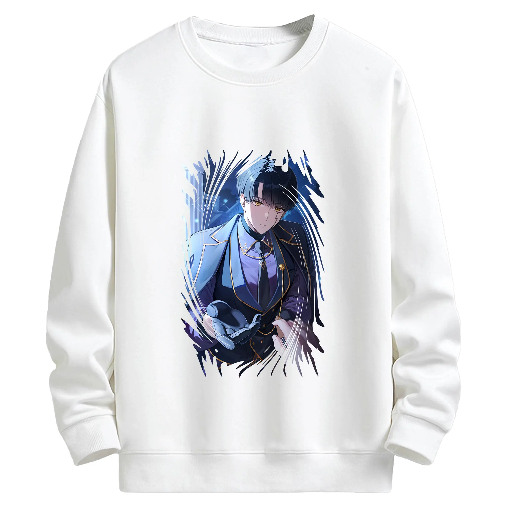 マッシュル グッズ,マッシュ・バーネデッド - キッズ クルーネックスウェットシャツ ・ フロントプリント ・ 綿80％ ポリエステル20％ ・ 快適 通学 スポーツ 日常使い お散歩用