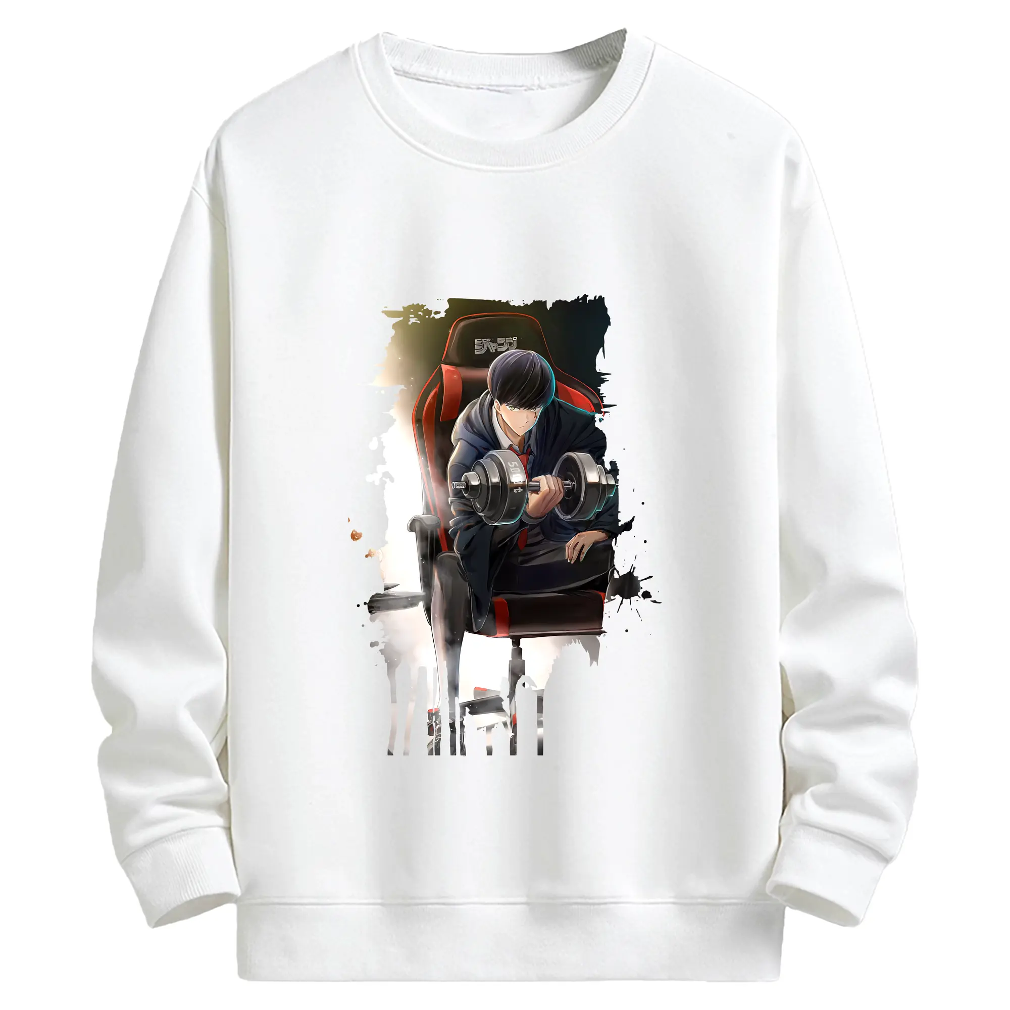 マッシュル グッズ,マッシュ・バーネデッド - キッズ クルーネックスウェットシャツ ・ フロントプリント ・ 綿80％ ポリエステル20％ ・ 快適 通学 スポーツ 日常使い お散歩用