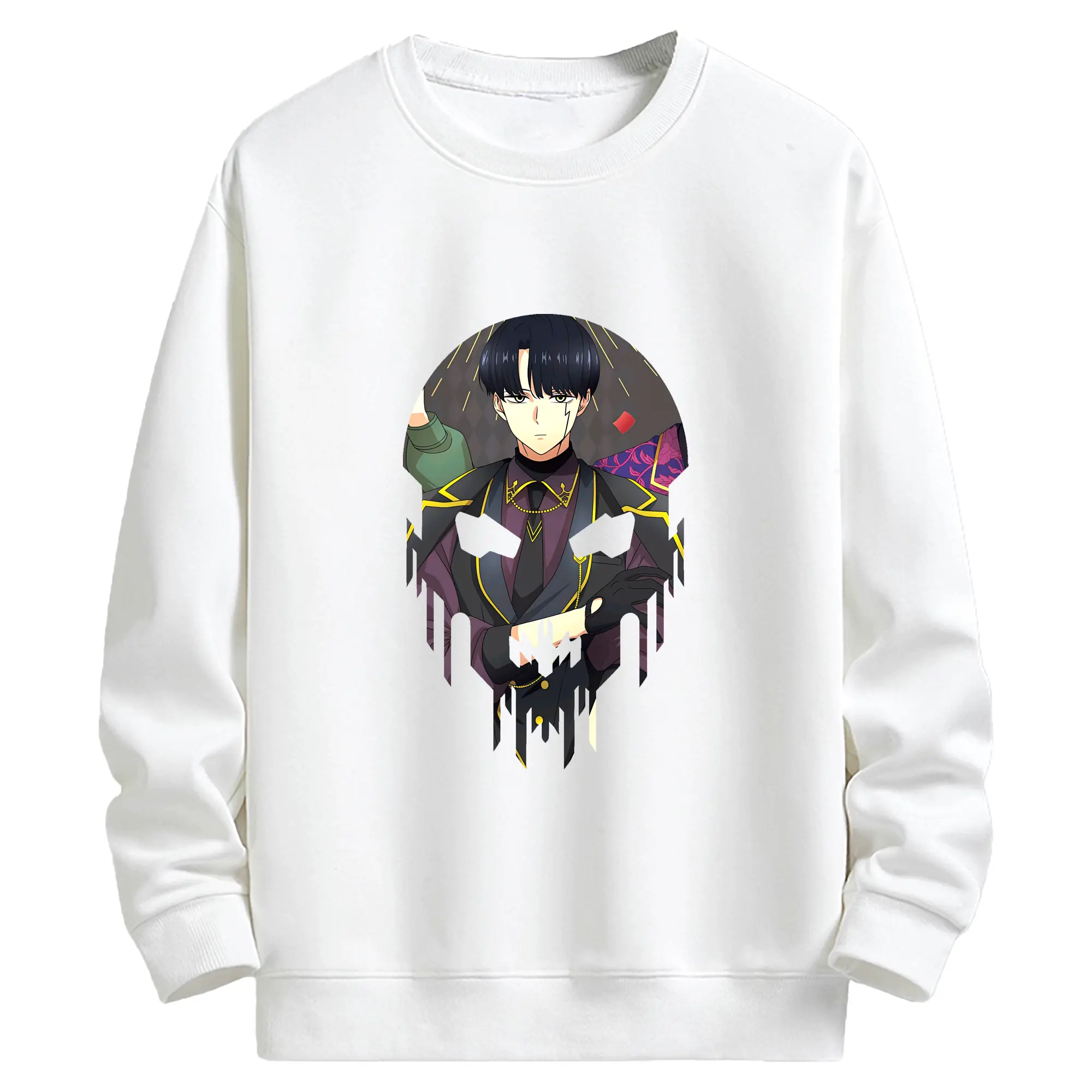 マッシュル グッズ,マッシュ・バーネデッド - キッズ クルーネックスウェットシャツ ・ フロントプリント ・ 綿80％ ポリエステル20％ ・ 快適 通学 スポーツ 日常使い お散歩用