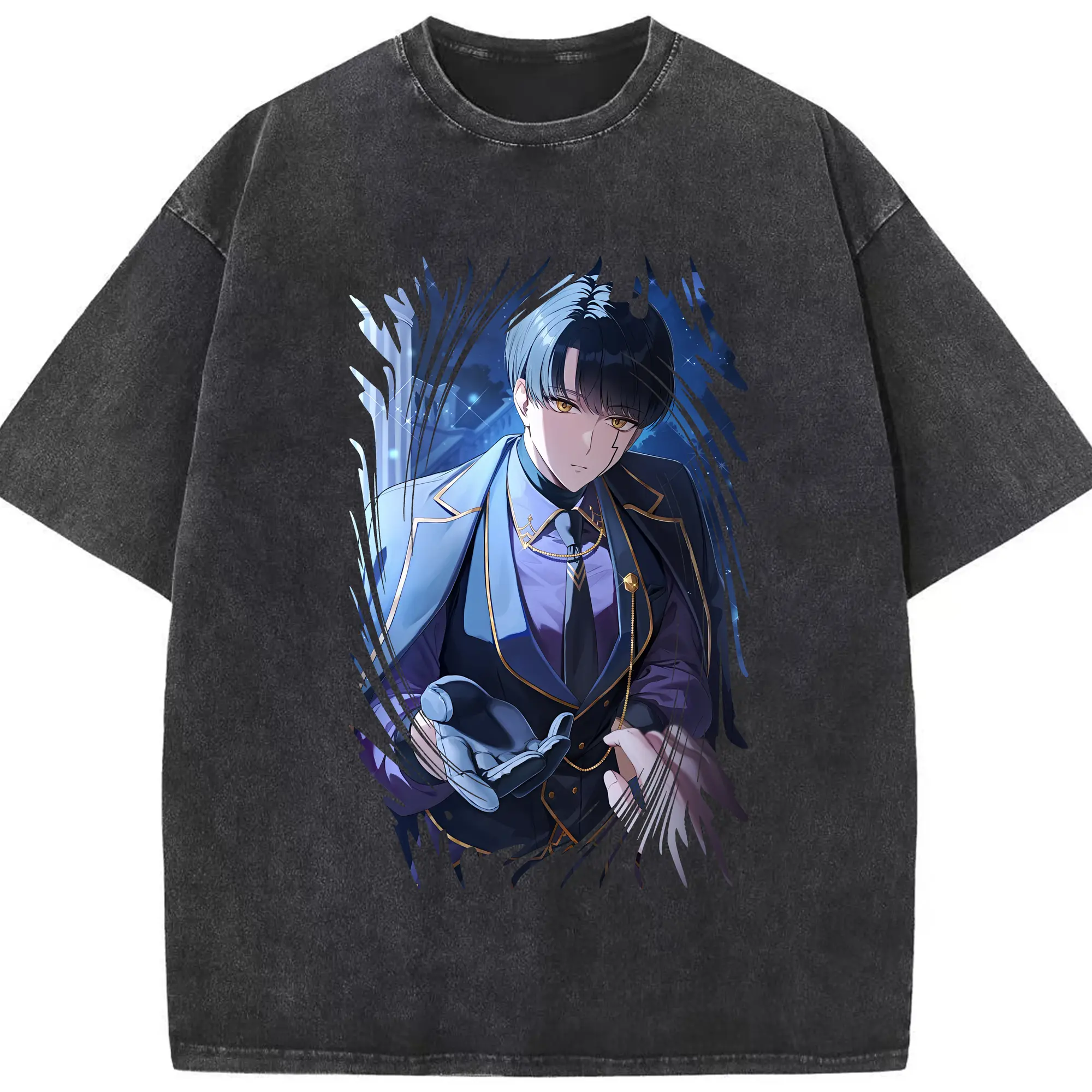 マッシュル グッズ,マッシュ・バーネデッド - 綿100％ ヴィンテージ風 半袖Tシャツ ・ フロントプリント ・ 柔らか肌触り ・ 通気性 快適 ・ スポーツ カジュアル 外出用