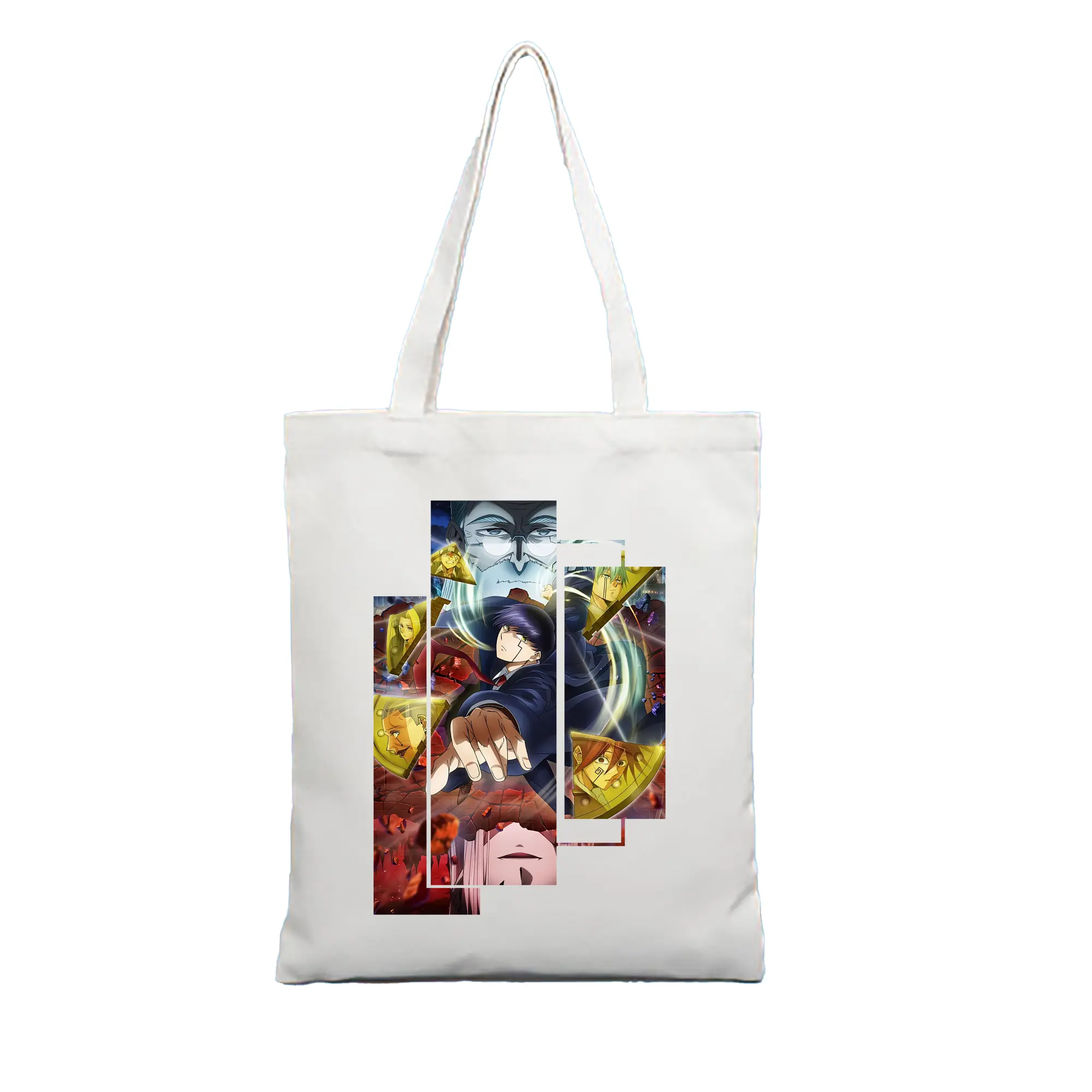 マッシュル グッズ,マッシュ・バーネデッド - 縦型キャンバス手提げバッグ（トートバッグ） ・ キャンバス素材 ・ ショッピング用 ・ 軽量 丈夫 お手入れ簡単