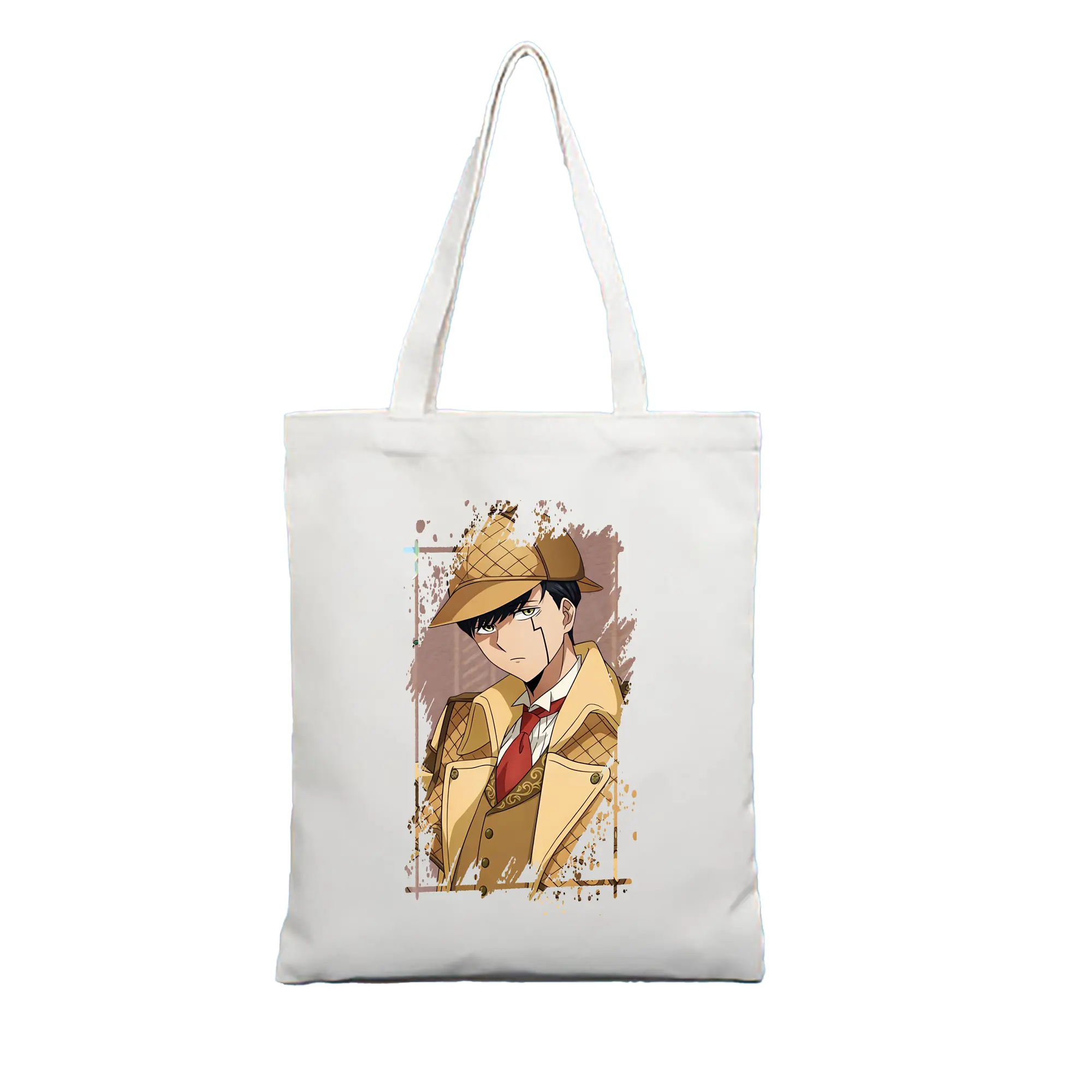 マッシュル グッズ,マッシュ・バーネデッド - 縦型キャンバス手提げバッグ（トートバッグ） ・ キャンバス素材 ・ ショッピング用 ・ 軽量 丈夫 お手入れ簡単