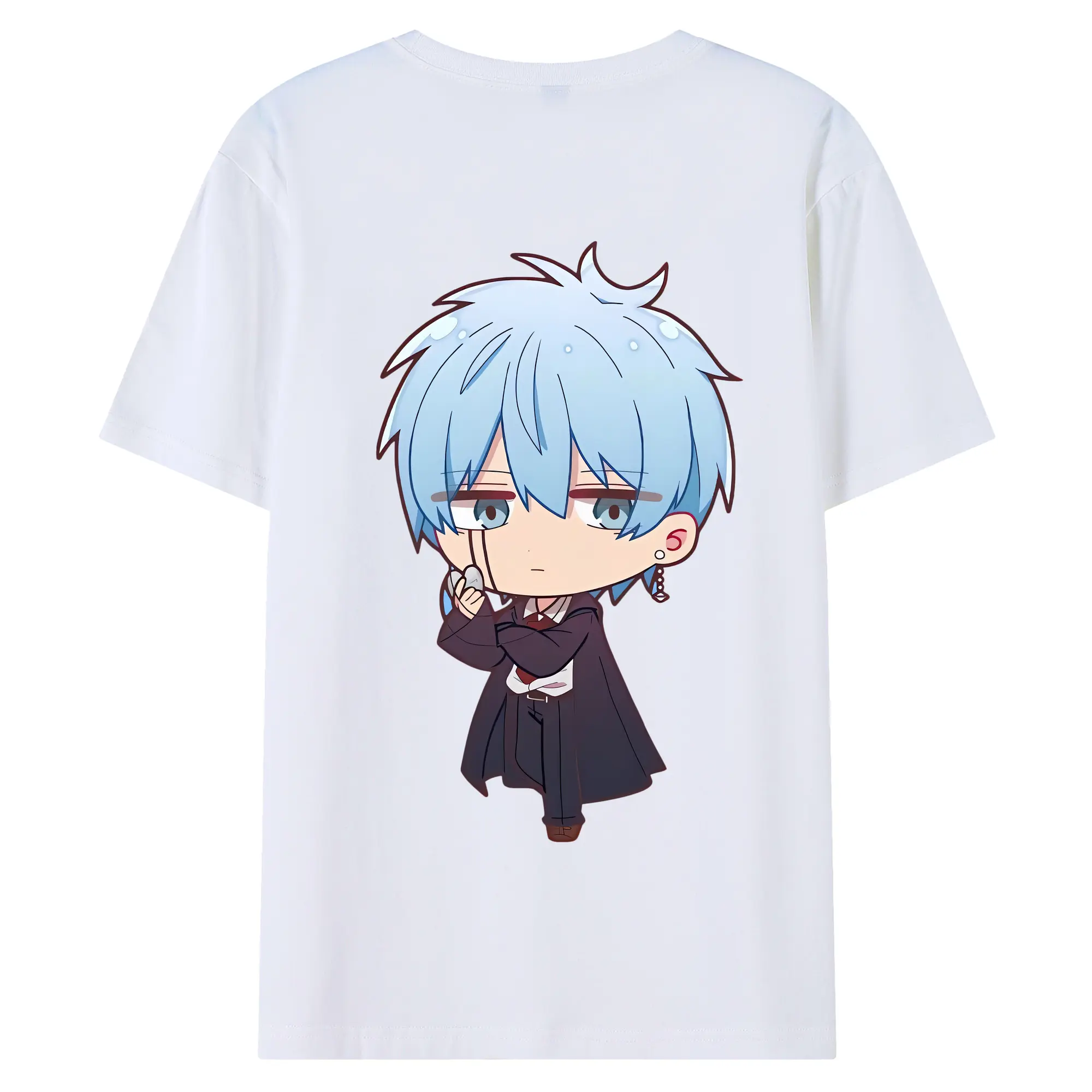 マッシュル グッズ,ランス・クラウン - 綿100％ 半袖Tシャツ ・ バックプリント ・ 快適 通気性 ・ 日常使い 散歩 スポーツ用