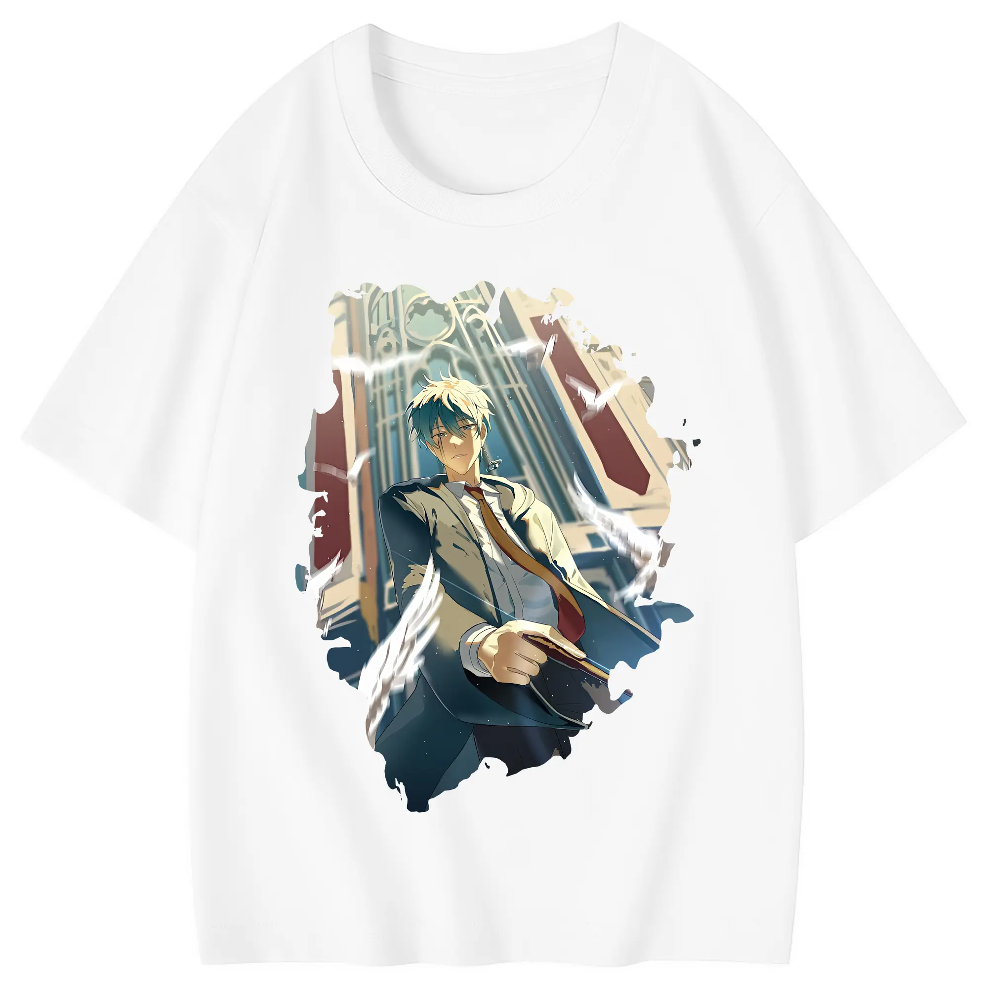 マッシュル グッズ,ランス・クラウン - 綿100％ キッズTシャツ ・ フロントプリント ・ 快適 通気性 ・ スポーツ カジュアル 散歩用