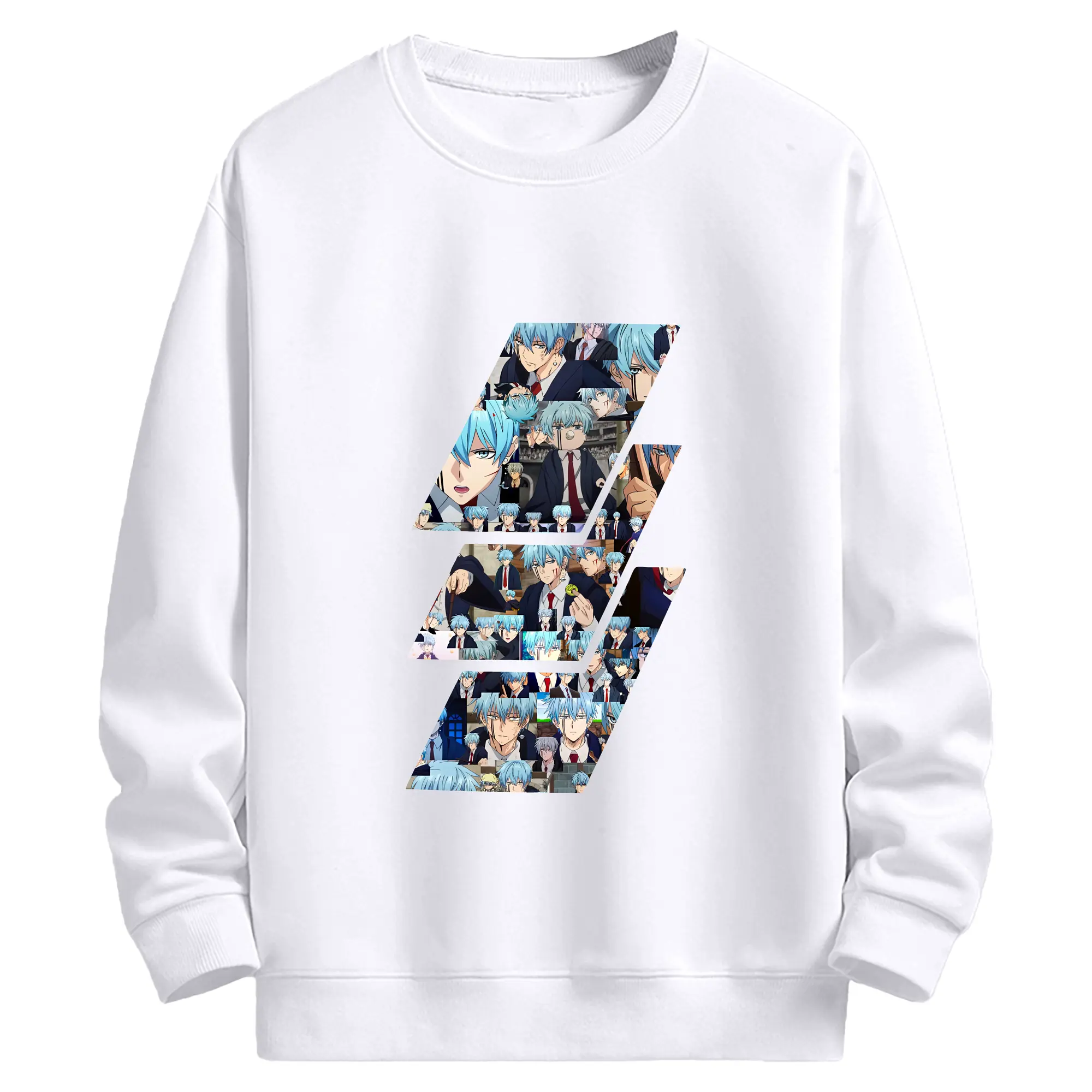 マッシュル グッズ,ランス・クラウン - 高品質 クルーネック スウェット ・ コットン59％ ポリエステル41％ ・ ユニセックス 長袖 トレーナー ・ カジュアル デイリー スポーツ 散歩用