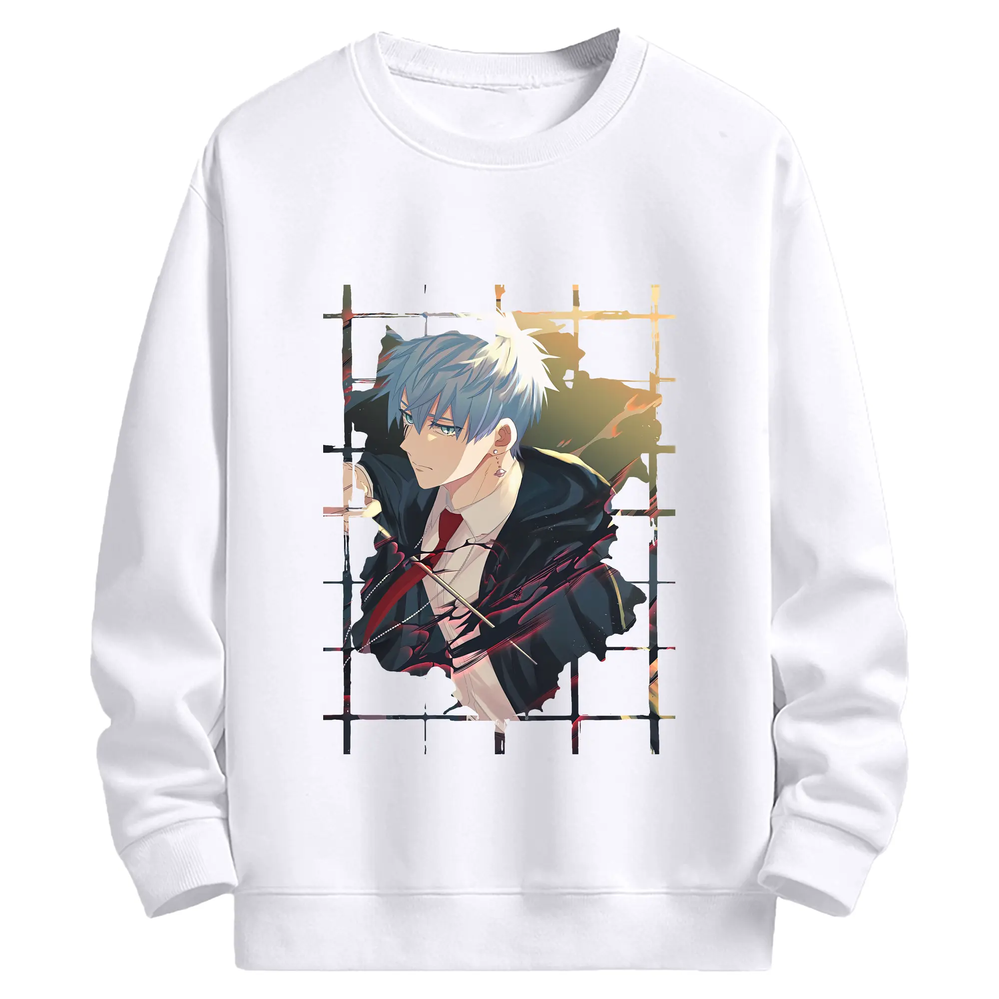 マッシュル グッズ,ランス・クラウン - 高品質 クルーネック スウェット ・ コットン59％ ポリエステル41％ ・ ユニセックス 長袖 トレーナー ・ カジュアル デイリー スポーツ 散歩用