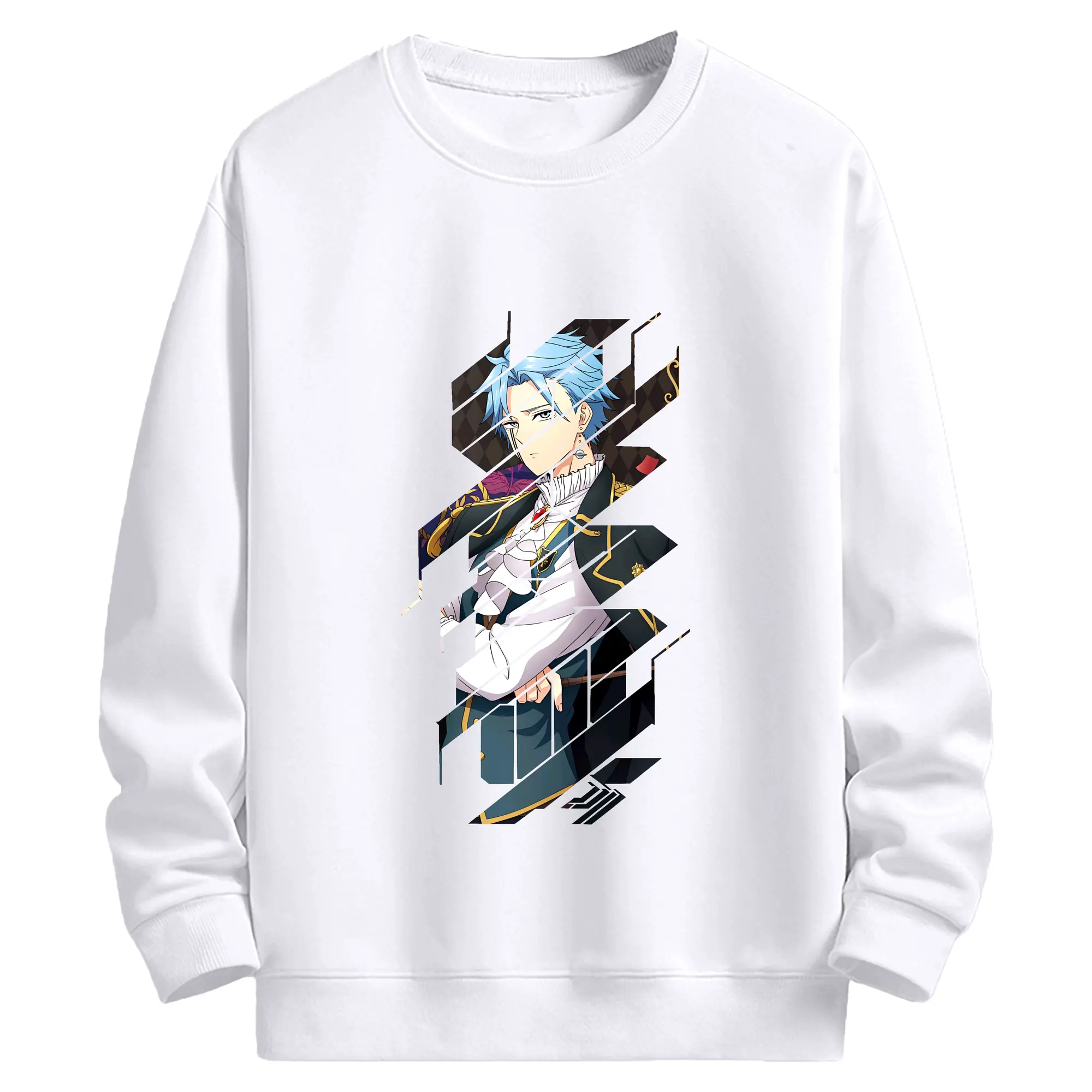 マッシュル グッズ,ランス・クラウン - 高品質 クルーネック スウェット ・ コットン59％ ポリエステル41％ ・ ユニセックス 長袖 トレーナー ・ カジュアル デイリー スポーツ 散歩用