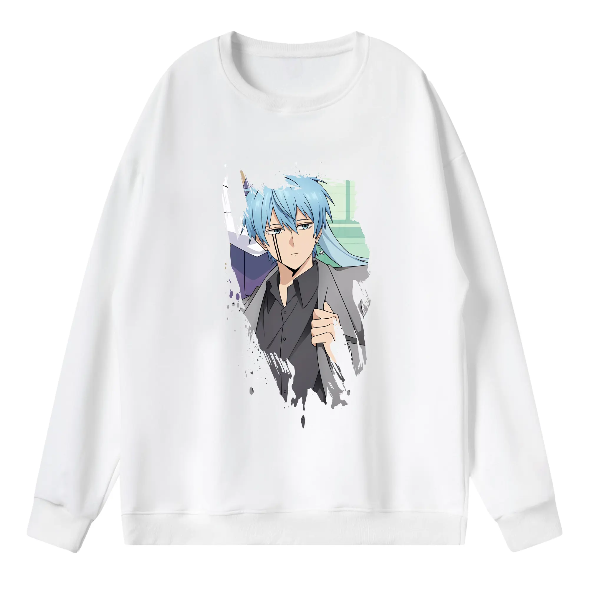 マッシュル グッズ,ランス・クラウン - 薄手 クルーネック スウェット 裏毛260g · ポリエステル 春秋向け カジュアル 男女兼用 · トレーナー デイリー スポーツ 散歩に最適