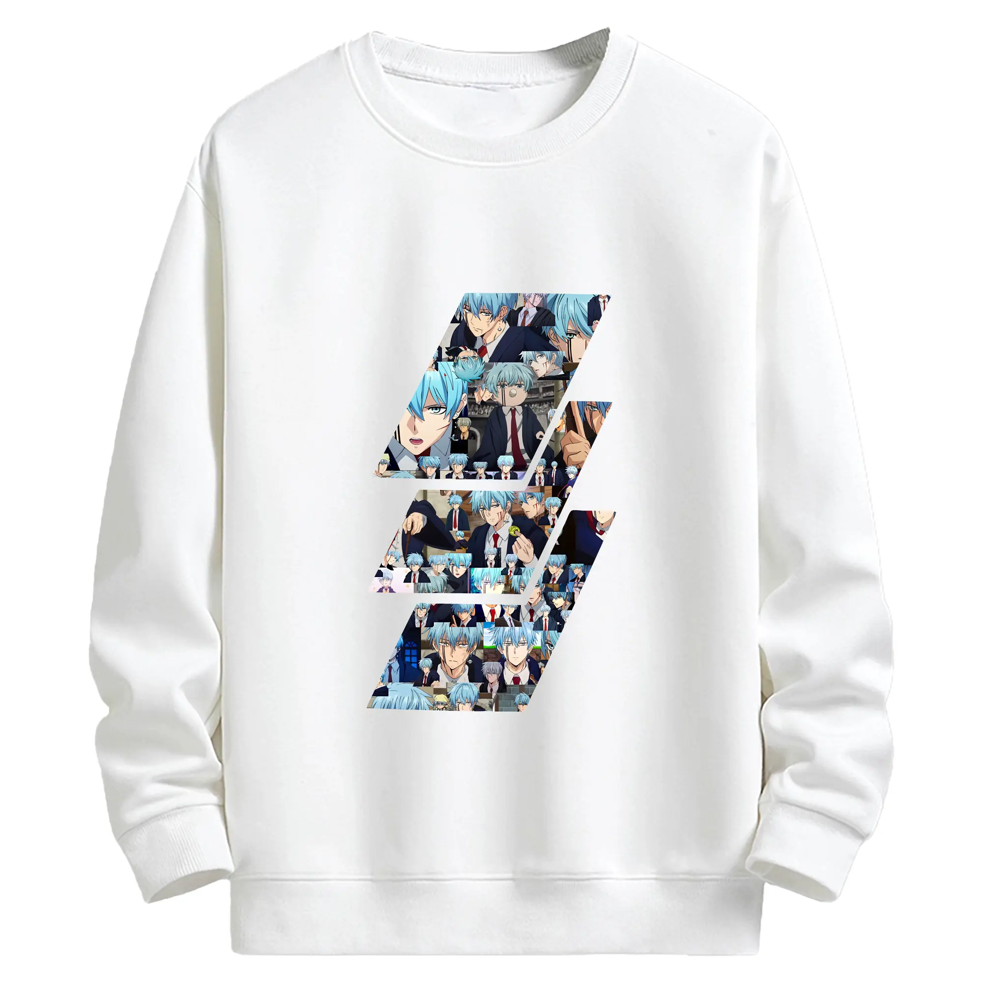 マッシュル グッズ,ランス・クラウン - キッズ クルーネックスウェットシャツ ・ フロントプリント ・ 綿80％ ポリエステル20％ ・ 快適 通学 スポーツ 日常使い お散歩用