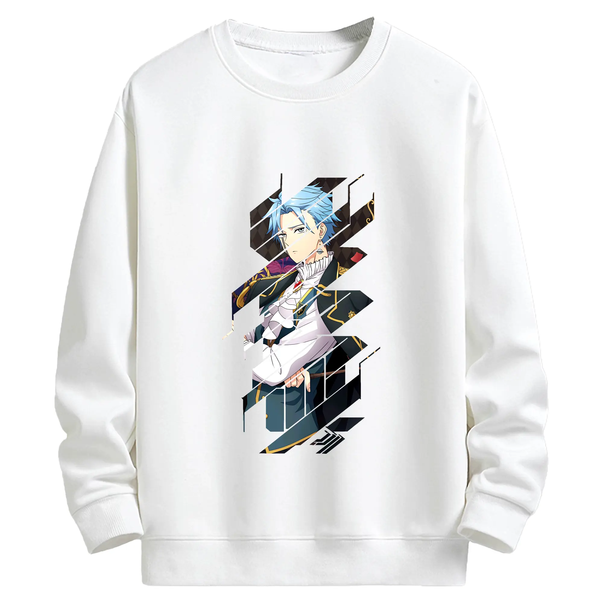 マッシュル グッズ,ランス・クラウン - キッズ クルーネックスウェットシャツ ・ フロントプリント ・ 綿80％ ポリエステル20％ ・ 快適 通学 スポーツ 日常使い お散歩用