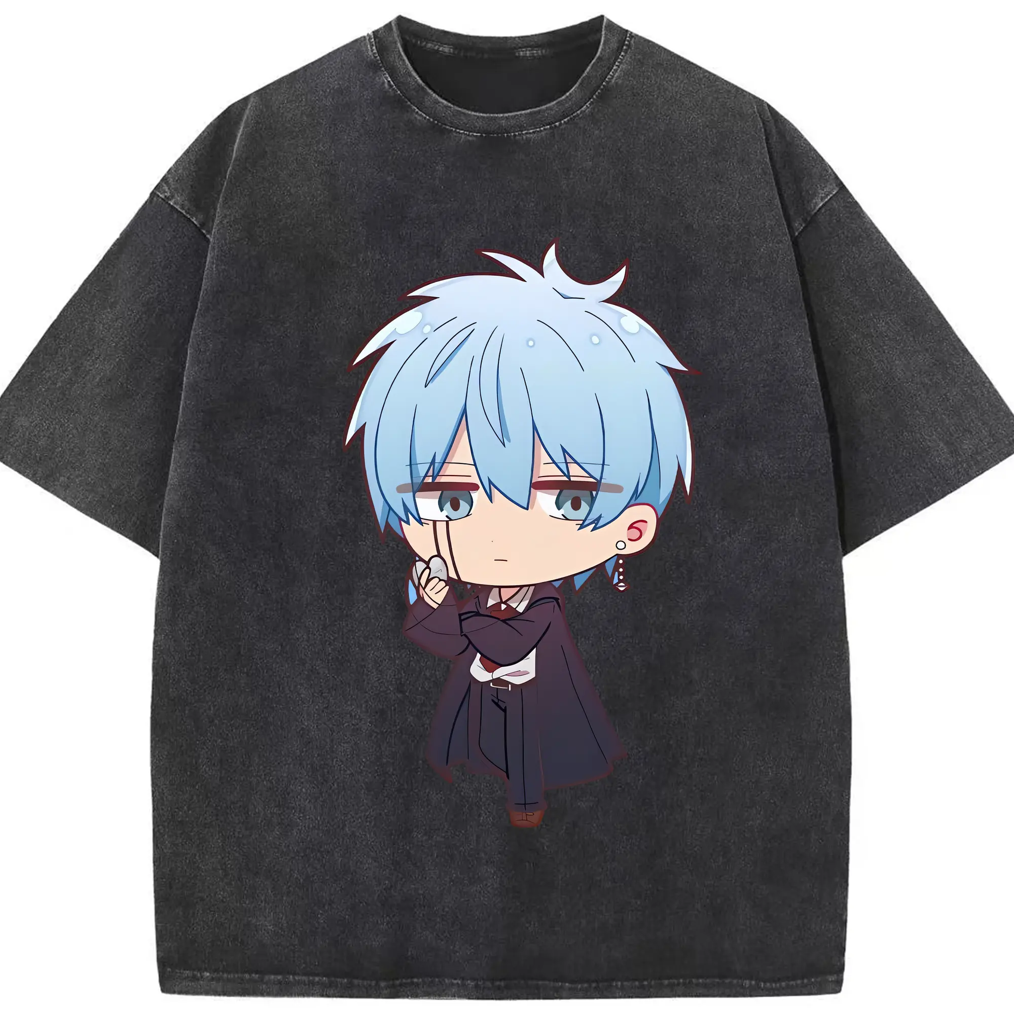 マッシュル グッズ,ランス・クラウン - 綿100％ ヴィンテージ風 半袖Tシャツ ・ フロントプリント ・ 柔らか肌触り ・ 通気性 快適 ・ スポーツ カジュアル 外出用