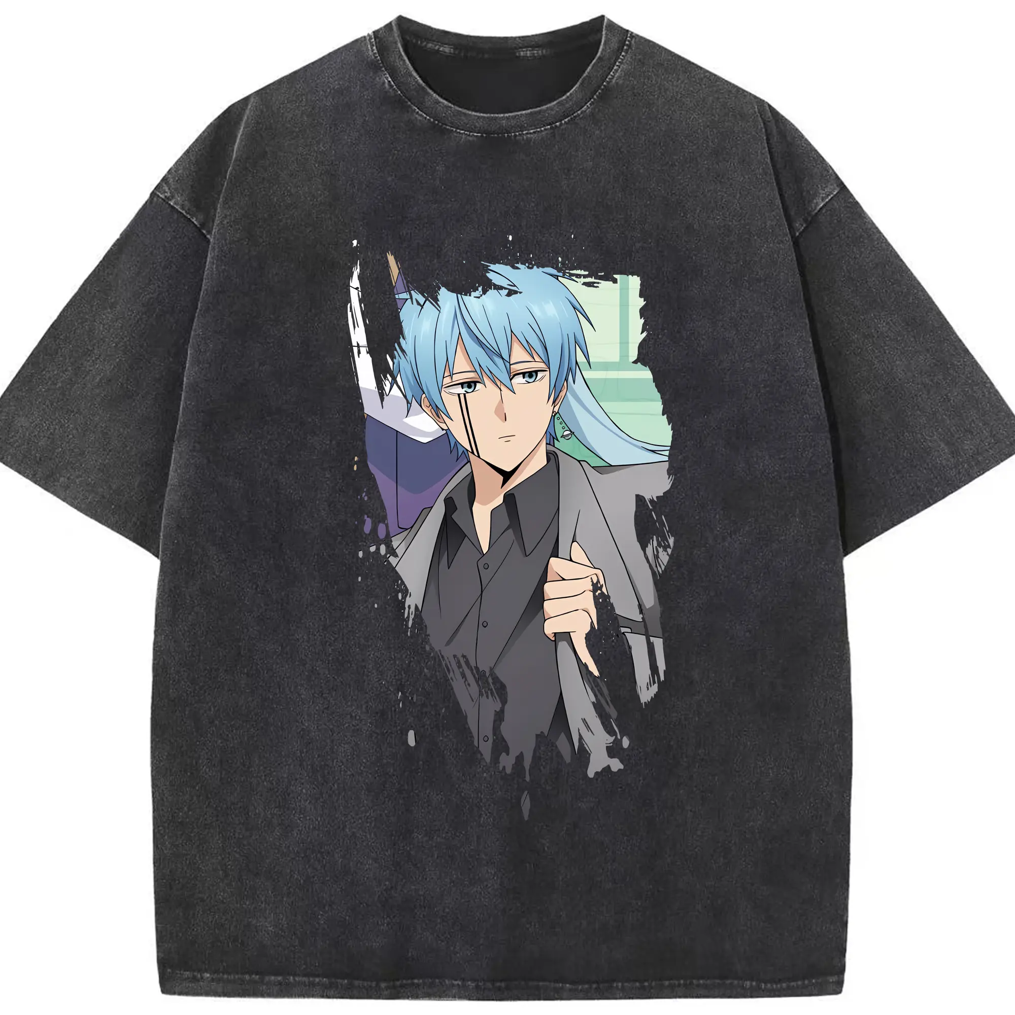 マッシュル グッズ,ランス・クラウン - 綿100％ ヴィンテージ風 半袖Tシャツ ・ フロントプリント ・ 柔らか肌触り ・ 通気性 快適 ・ スポーツ カジュアル 外出用