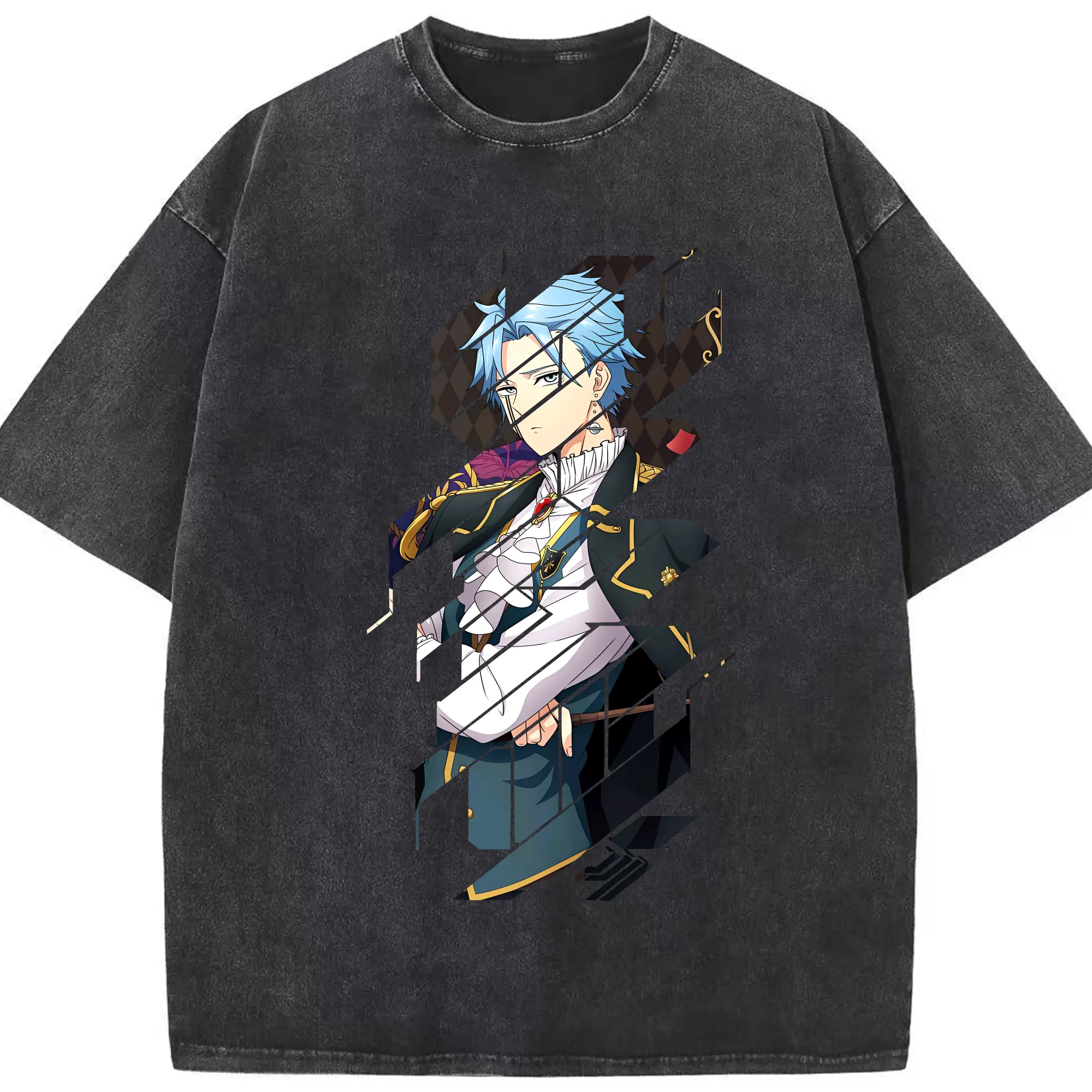 マッシュル グッズ,ランス・クラウン - 綿100％ ヴィンテージ風 半袖Tシャツ ・ フロントプリント ・ 柔らか肌触り ・ 通気性 快適 ・ スポーツ カジュアル 外出用