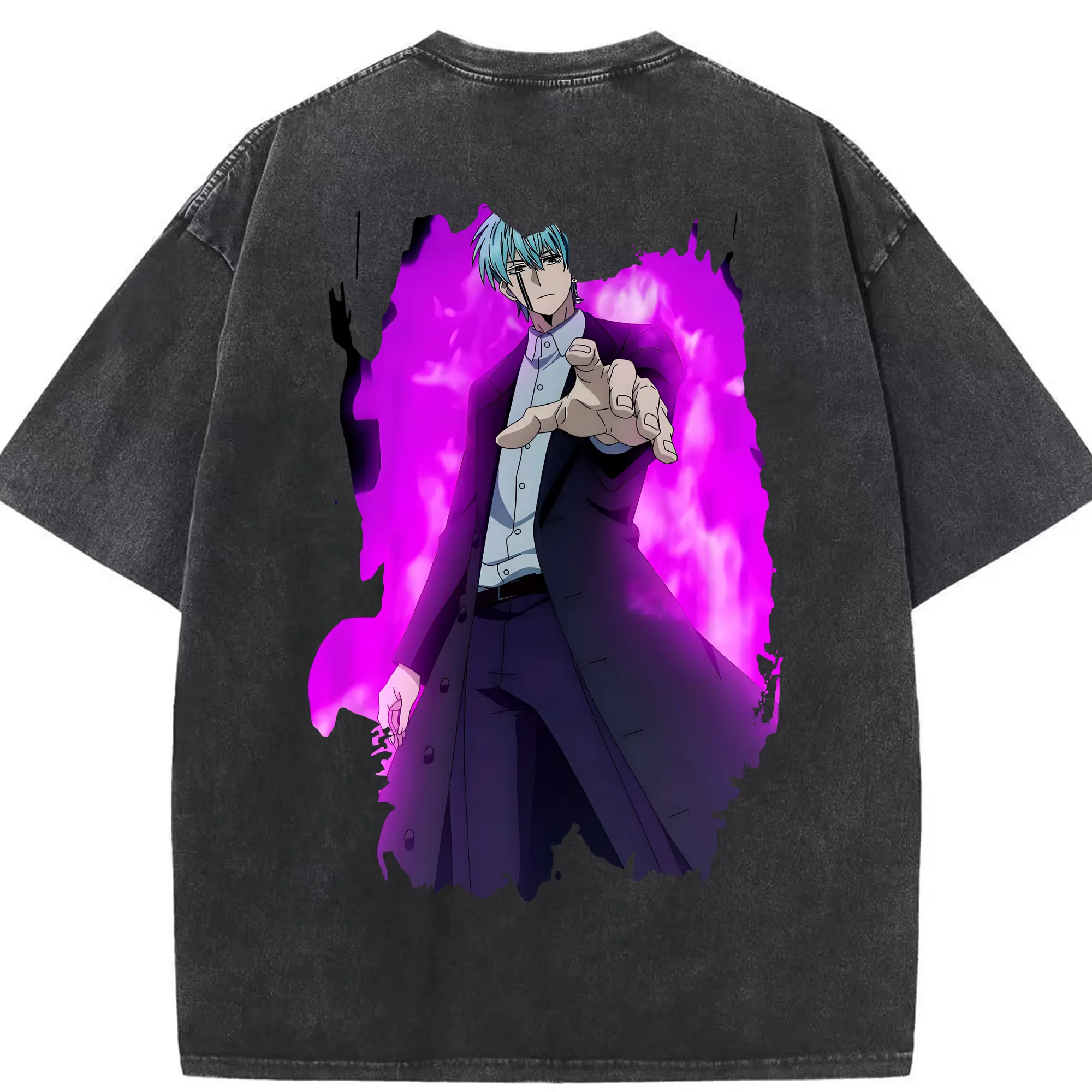 マッシュル グッズ,ランス・クラウン - 綿100％ ヴィンテージ風 半袖Tシャツ ・ 背面プリント ・ 柔らか肌触り ・ 通気性 快適 ・ スポーツ カジュアル 外出用