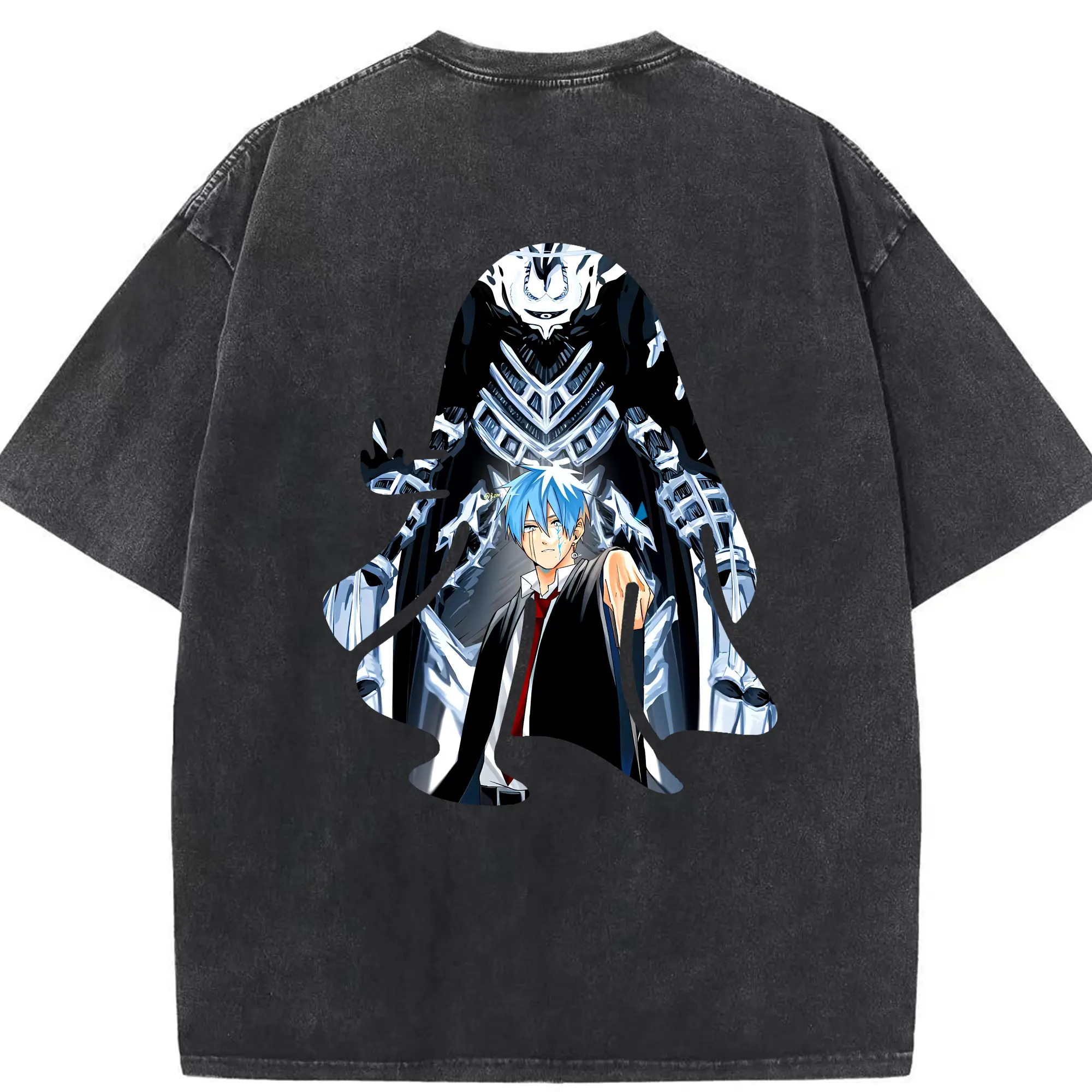 マッシュル グッズ,ランス・クラウン - 綿100％ ヴィンテージ風 半袖Tシャツ ・ 背面プリント ・ 柔らか肌触り ・ 通気性 快適 ・ スポーツ カジュアル 外出用