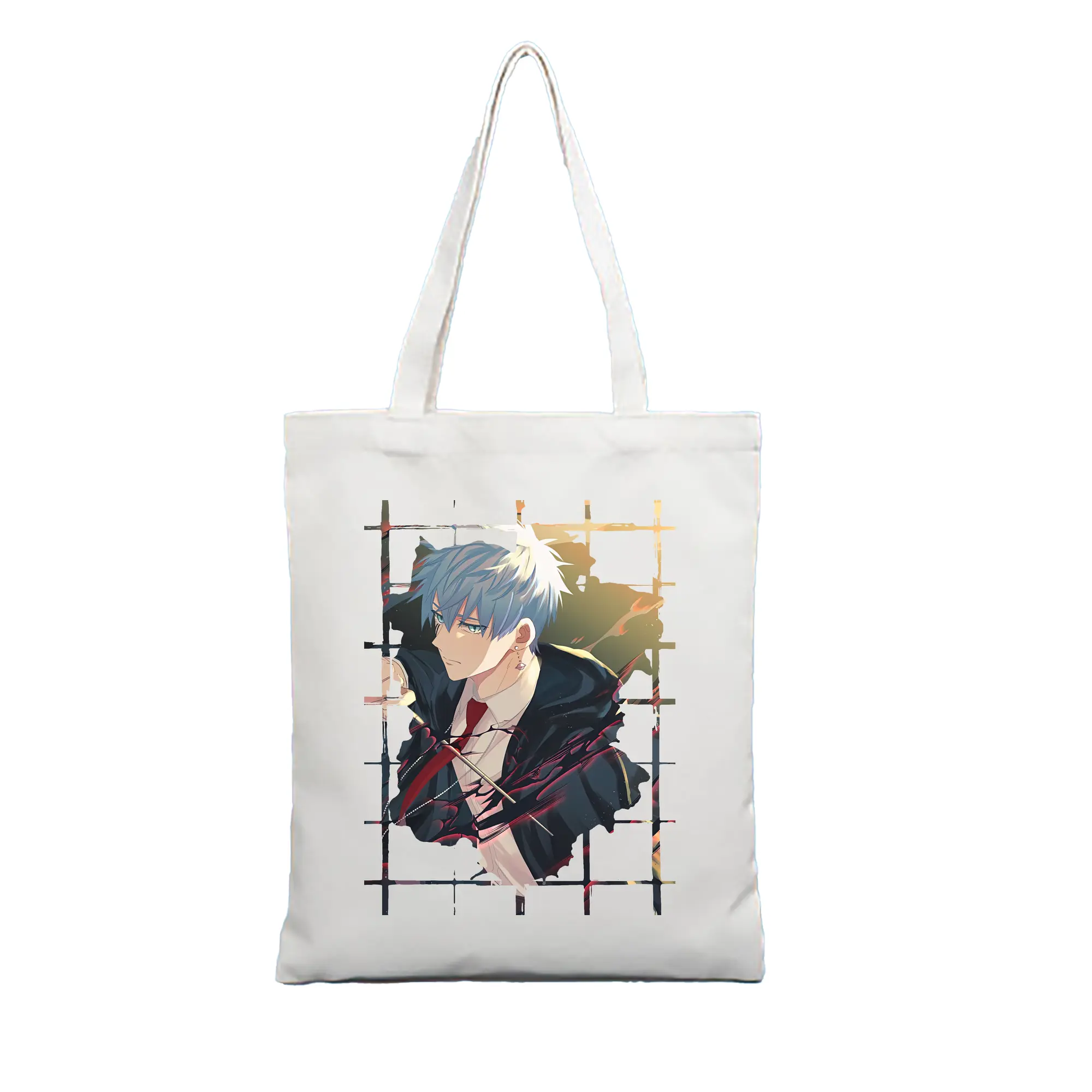 マッシュル グッズ,ランス・クラウン - 縦型キャンバス手提げバッグ（トートバッグ） ・ キャンバス素材 ・ ショッピング用 ・ 軽量 丈夫 お手入れ簡単