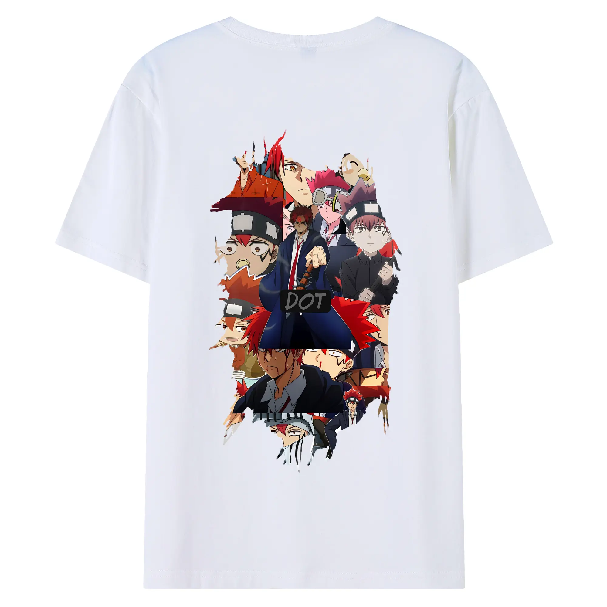 マッシュル グッズ,ドット・バレット - 綿100％ 半袖Tシャツ ・ バックプリント ・ 快適 通気性 ・ 日常使い 散歩 スポーツ用