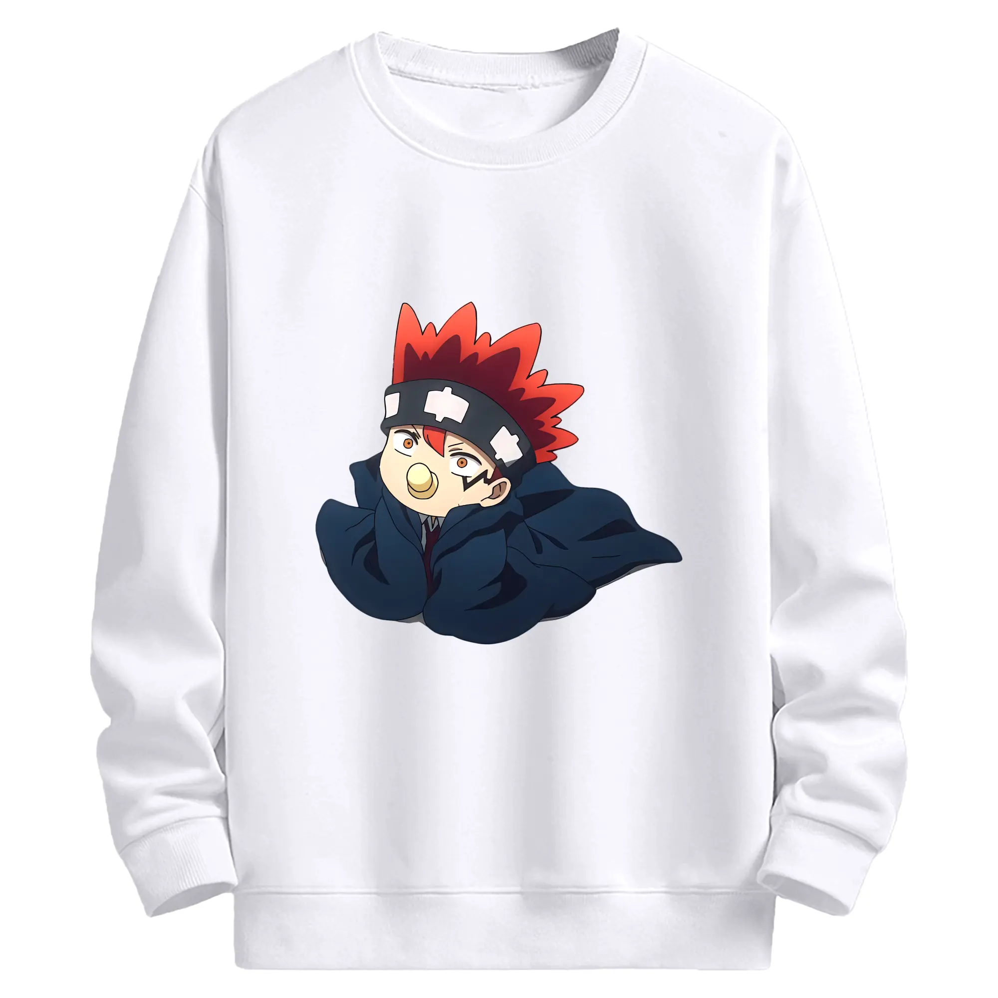 マッシュル グッズ,ドット・バレット - 高品質 クルーネック スウェット ・ コットン59％ ポリエステル41％ ・ ユニセックス 長袖 トレーナー ・ カジュアル デイリー スポーツ 散歩用