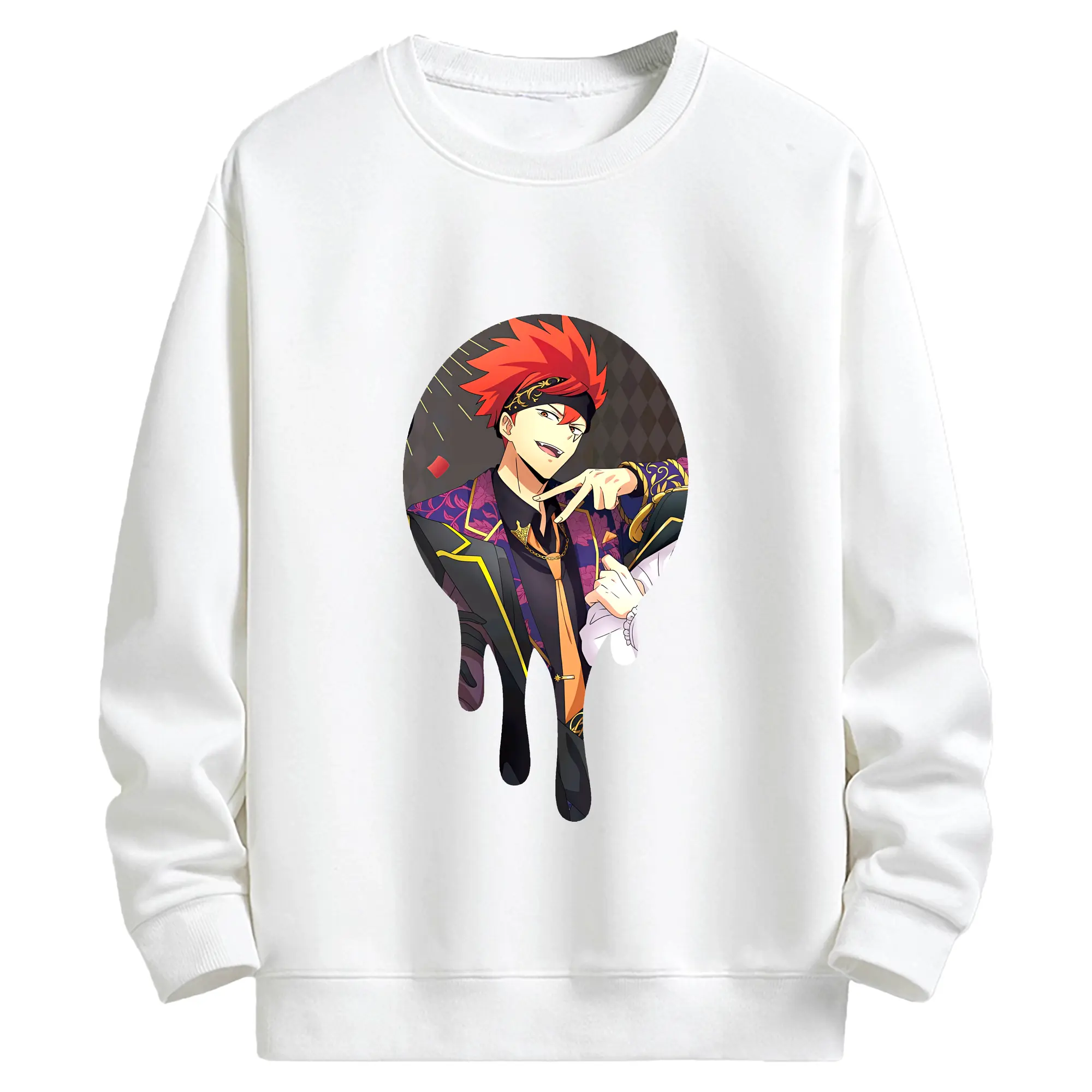 マッシュル グッズ,ドット・バレット - キッズ クルーネックスウェットシャツ ・ フロントプリント ・ 綿80％ ポリエステル20％ ・ 快適 通学 スポーツ 日常使い お散歩用