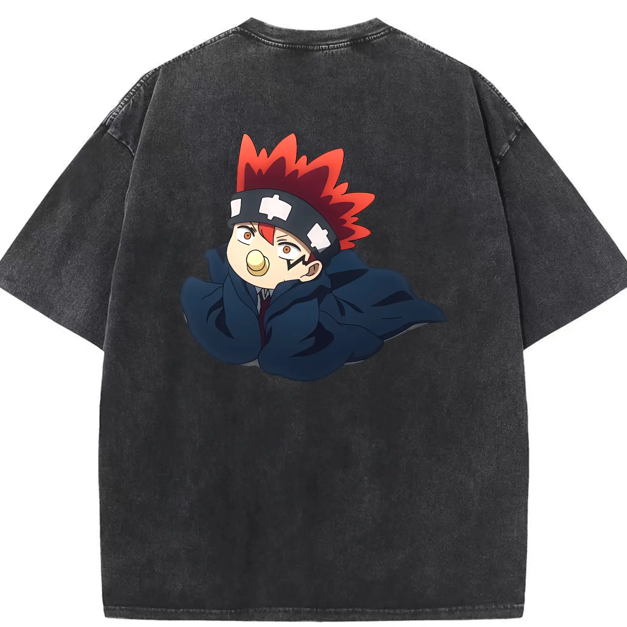 マッシュル グッズ,ドット・バレット - 綿100％ ヴィンテージ風 半袖Tシャツ ・ 背面プリント ・ 柔らか肌触り ・ 通気性 快適 ・ スポーツ カジュアル 外出用