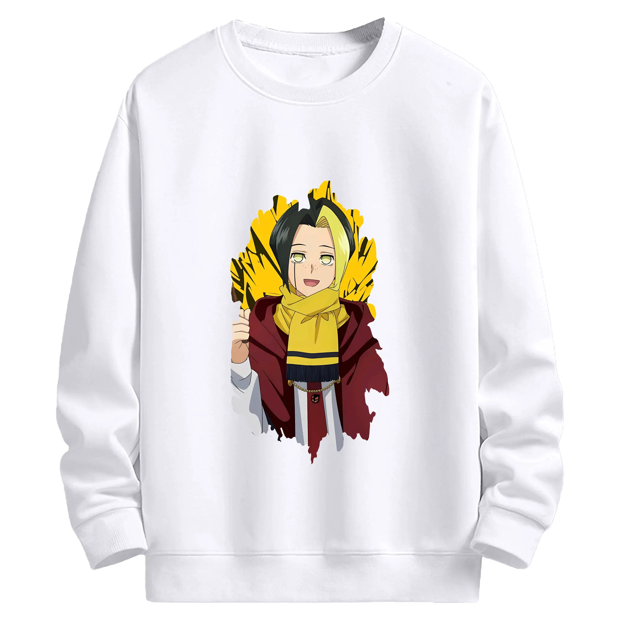 マッシュル グッズ,フィン・エイムズ - 高品質 クルーネック スウェット ・ コットン59％ ポリエステル41％ ・ ユニセックス 長袖 トレーナー ・ カジュアル デイリー スポーツ 散歩用