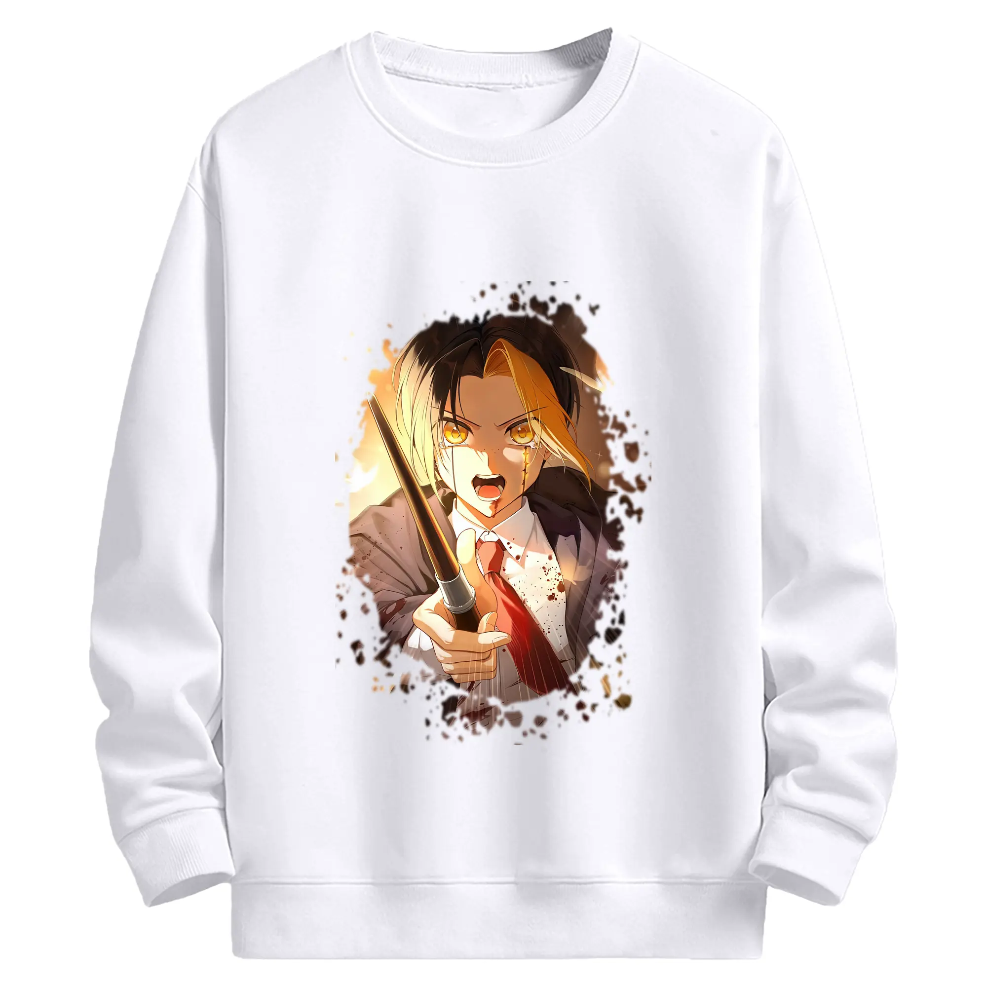 マッシュル グッズ,フィン・エイムズ - 高品質 クルーネック スウェット ・ コットン59％ ポリエステル41％ ・ ユニセックス 長袖 トレーナー ・ カジュアル デイリー スポーツ 散歩用