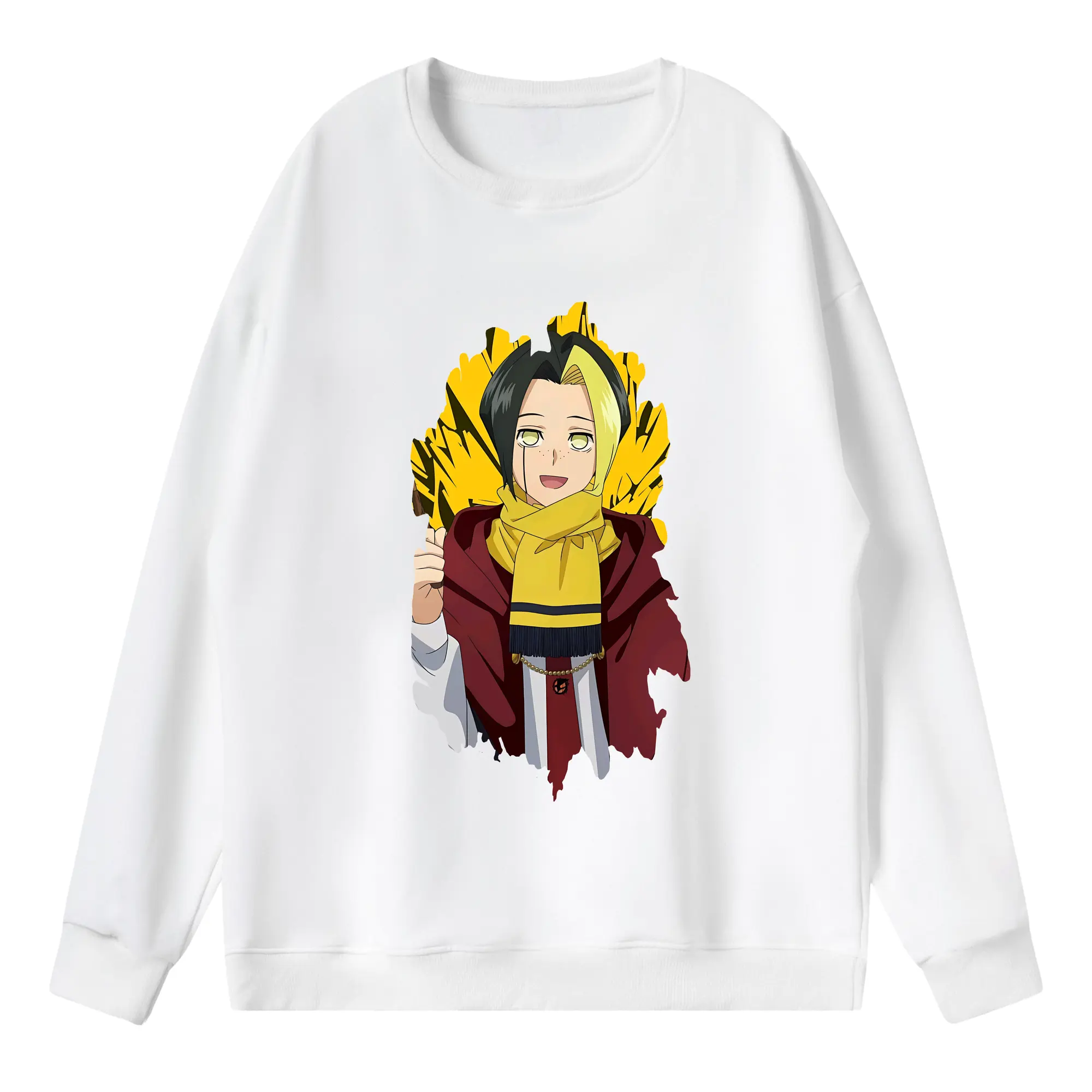 マッシュル グッズ,フィン・エイムズ - 薄手 クルーネック スウェット 裏毛260g · ポリエステル 春秋向け カジュアル 男女兼用 · トレーナー デイリー スポーツ 散歩に最適