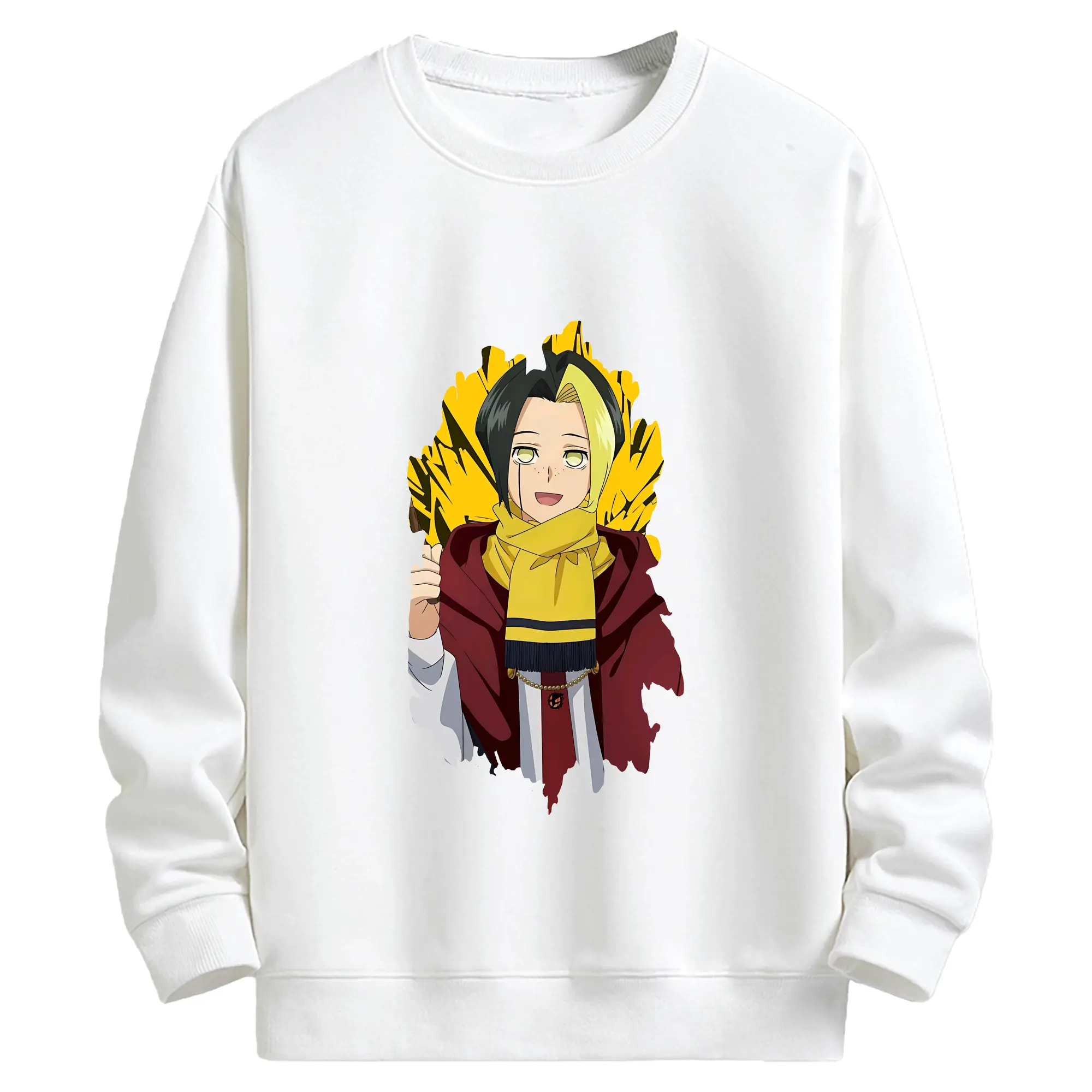 マッシュル グッズ,フィン・エイムズ - キッズ クルーネックスウェットシャツ ・ フロントプリント ・ 綿80％ ポリエステル20％ ・ 快適 通学 スポーツ 日常使い お散歩用