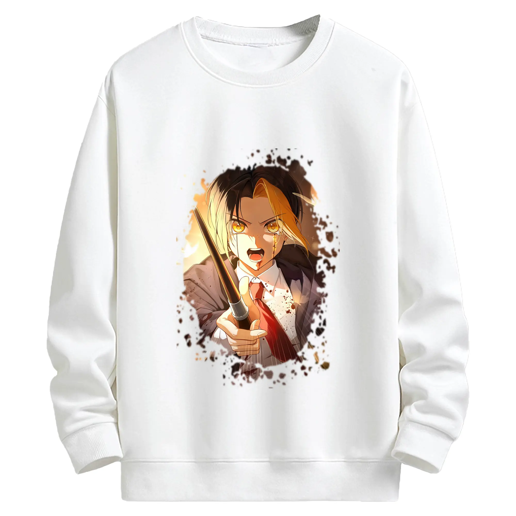 マッシュル グッズ,フィン・エイムズ - キッズ クルーネックスウェットシャツ ・ フロントプリント ・ 綿80％ ポリエステル20％ ・ 快適 通学 スポーツ 日常使い お散歩用