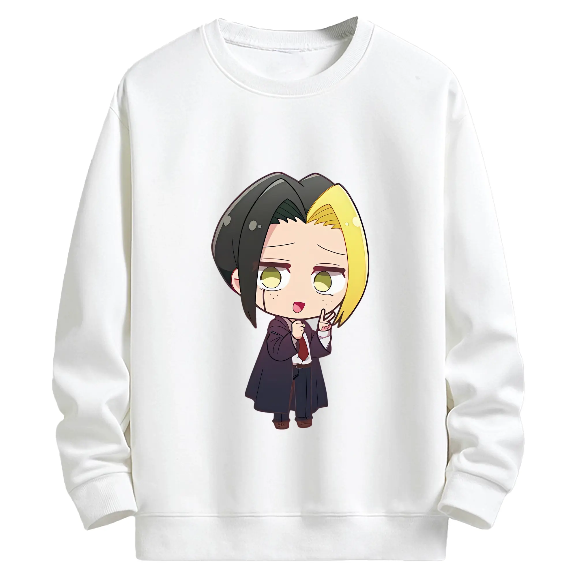 マッシュル グッズ,フィン・エイムズ - キッズ クルーネックスウェットシャツ ・ フロントプリント ・ 綿80％ ポリエステル20％ ・ 快適 通学 スポーツ 日常使い お散歩用