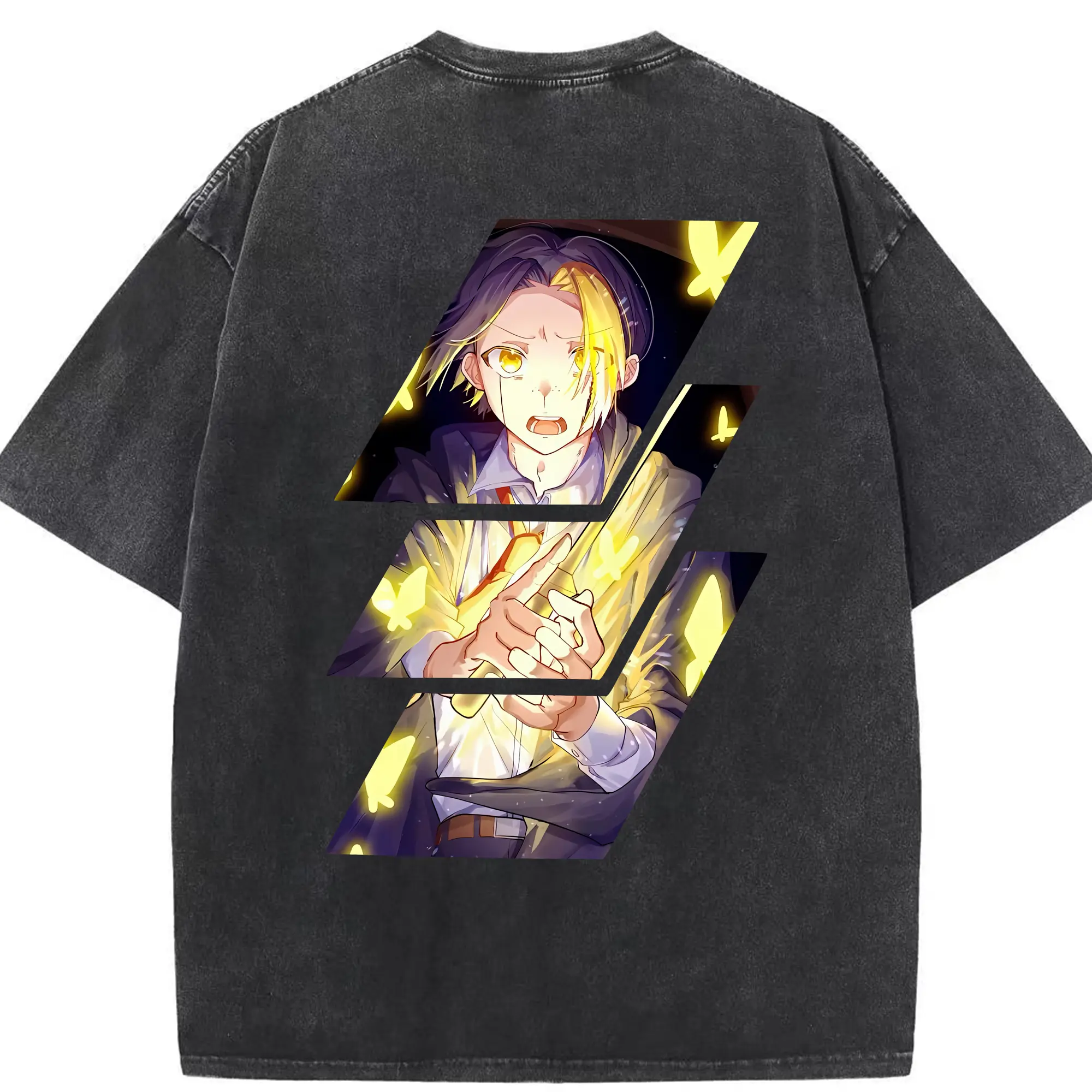 マッシュル グッズ,フィン・エイムズ - 綿100％ ヴィンテージ風 半袖Tシャツ ・ 背面プリント ・ 柔らか肌触り ・ 通気性 快適 ・ スポーツ カジュアル 外出用