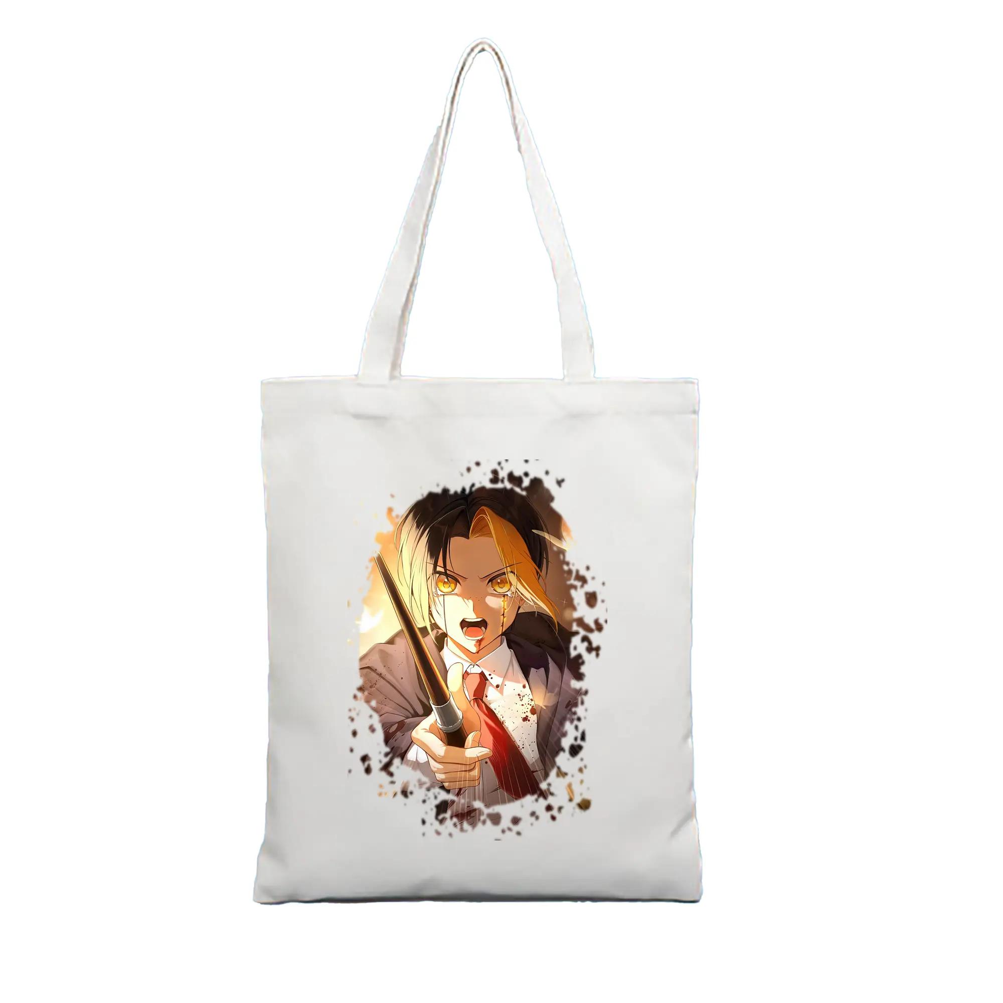 マッシュル グッズ,フィン・エイムズ - 縦型キャンバス手提げバッグ（トートバッグ） ・ キャンバス素材 ・ ショッピング用 ・ 軽量 丈夫 お手入れ簡単